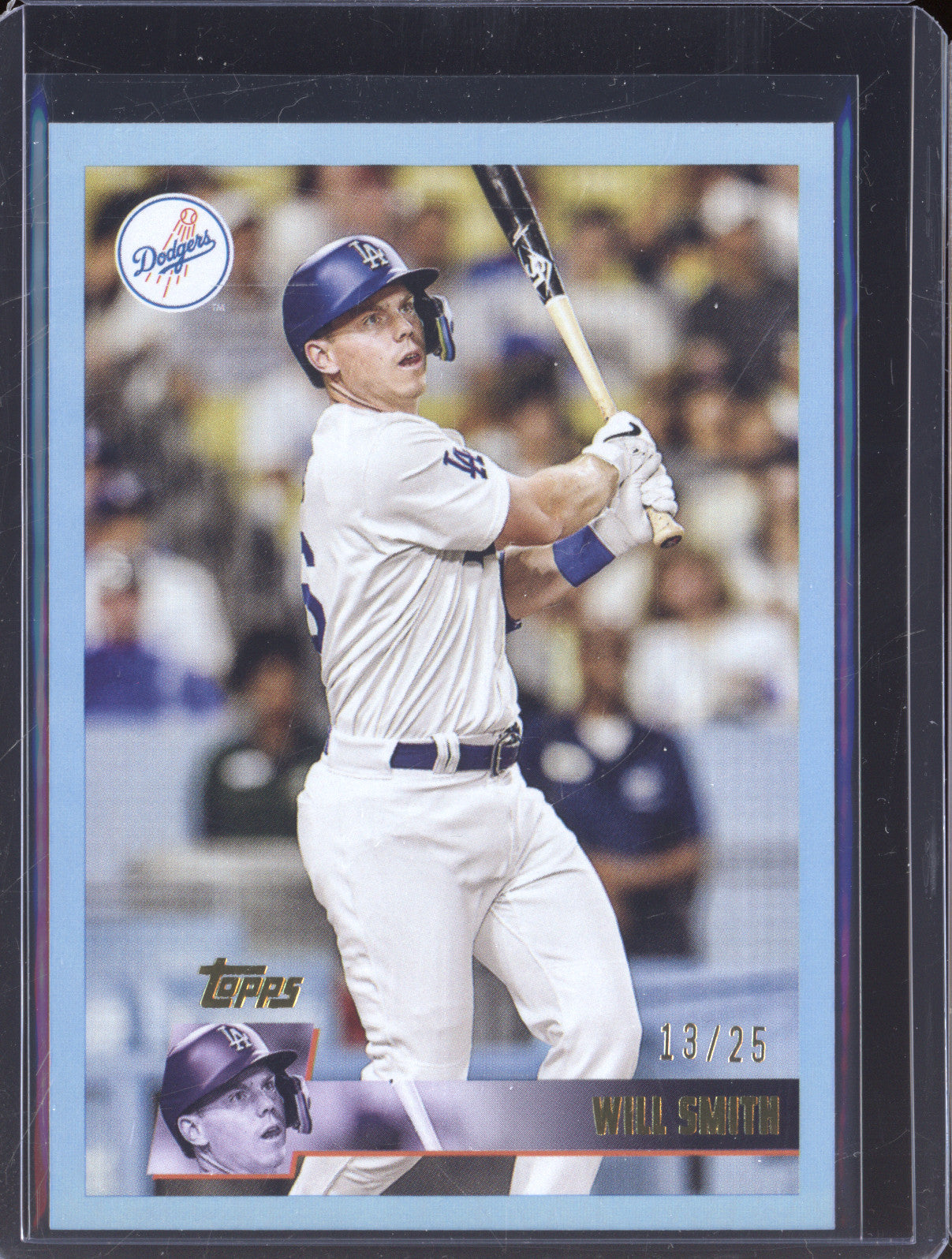 Will Smith 2025 Topps Archives 198 Blue Foilboard /25
