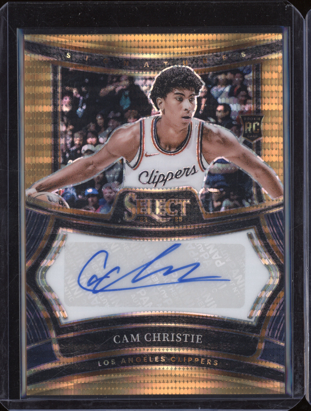 Cam Christie 2024-25 Panini Select RS-CAM Neon Orange Pulsar RC 25/30