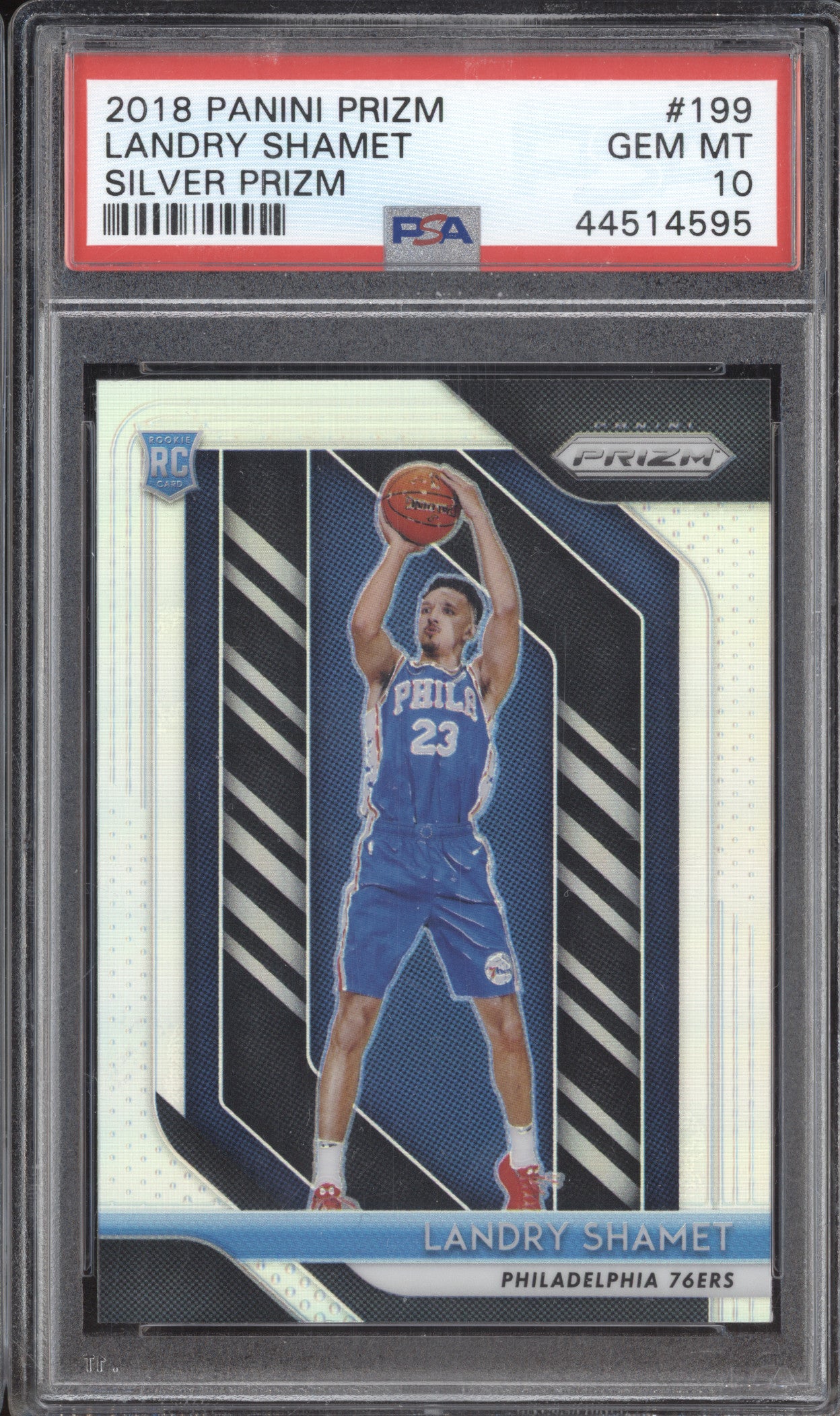 Landry Shamet 2018-19 Panini Prizm 199 Silver RC PSA 10