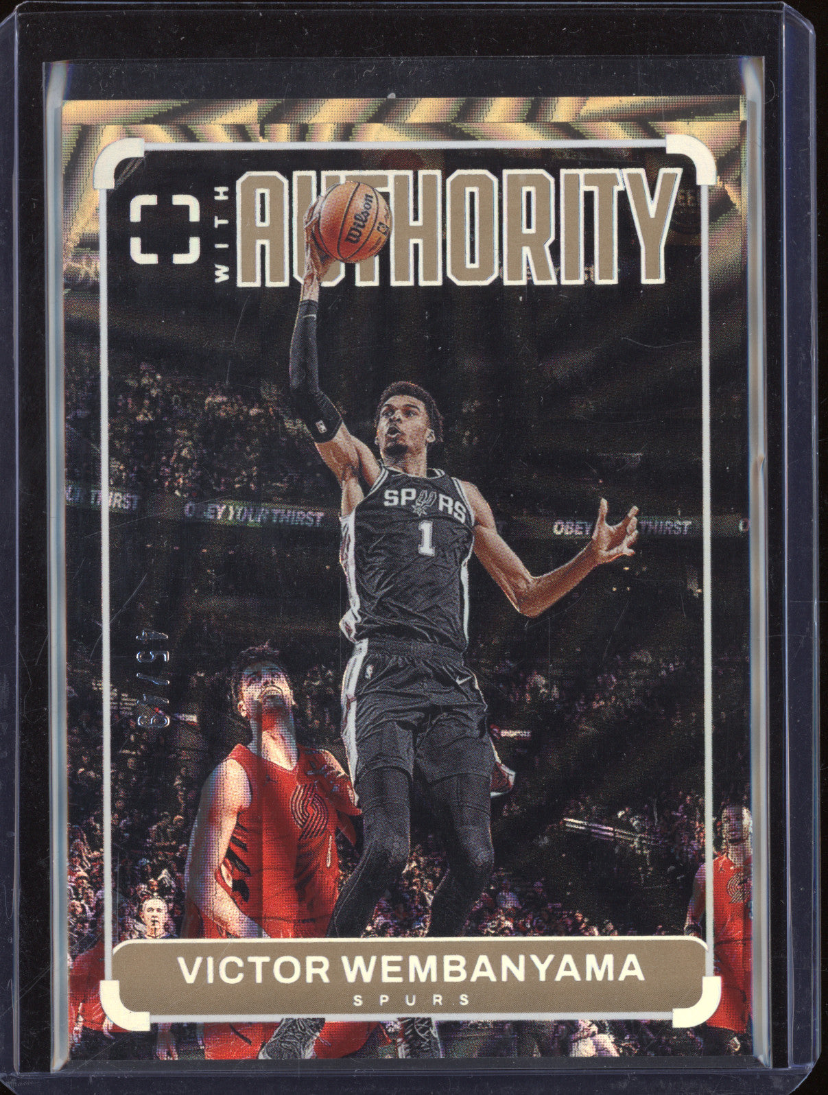 Victor Wembanyama 2024-25 Panini Photogenic 14 Wedges With Authority 45/49