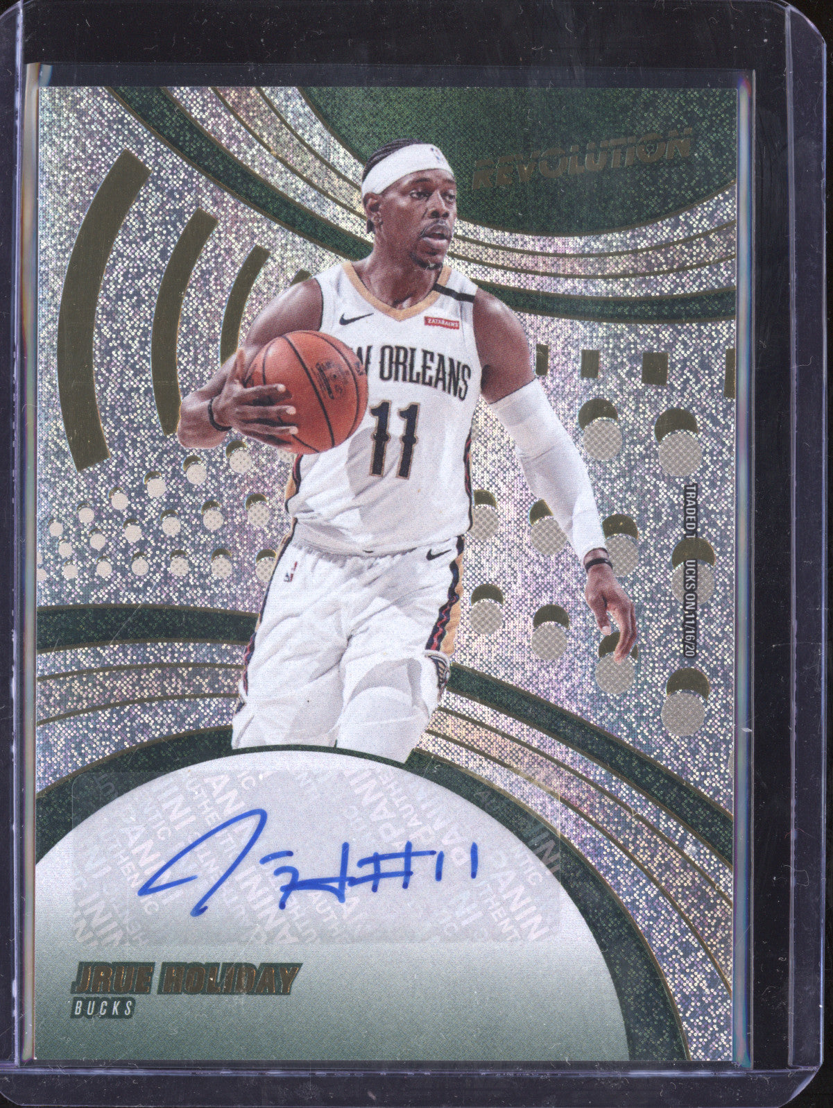 Jrue Holiday 2020-21 Panini Revolution AG-JHD Autograph