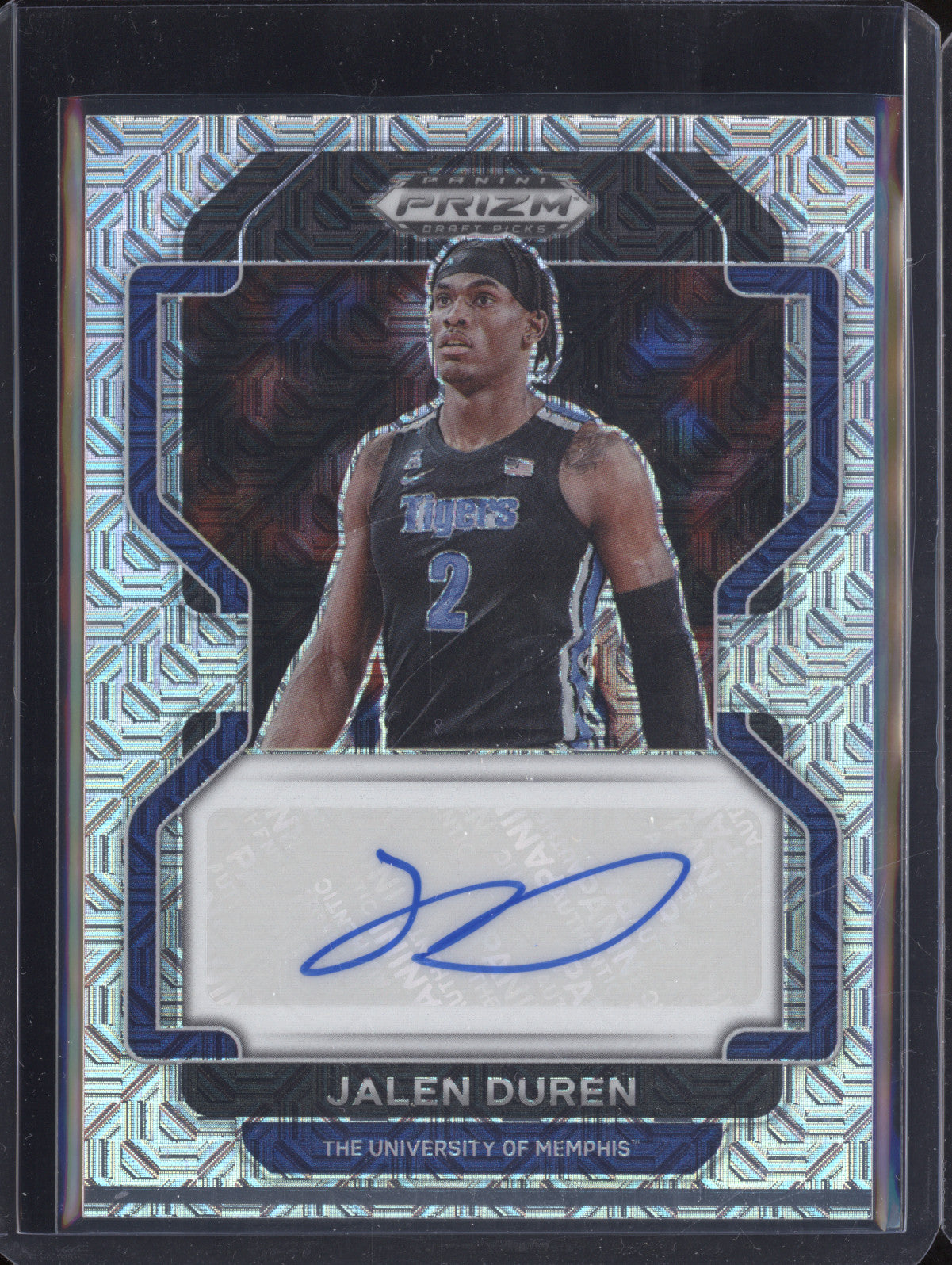 Jalen Duren 2022 Panini Prizm Draft Picks DP-JDU Draft Picks Auto Mojo 19/25