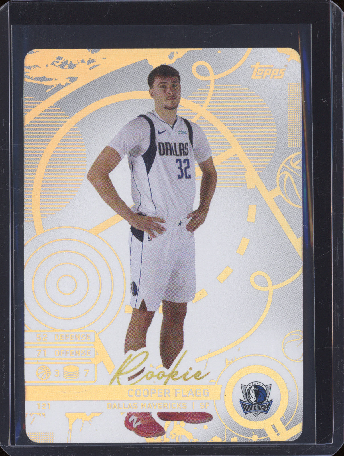 2025 Topps Match Attax 121 Cooper Flagg Refractor RC