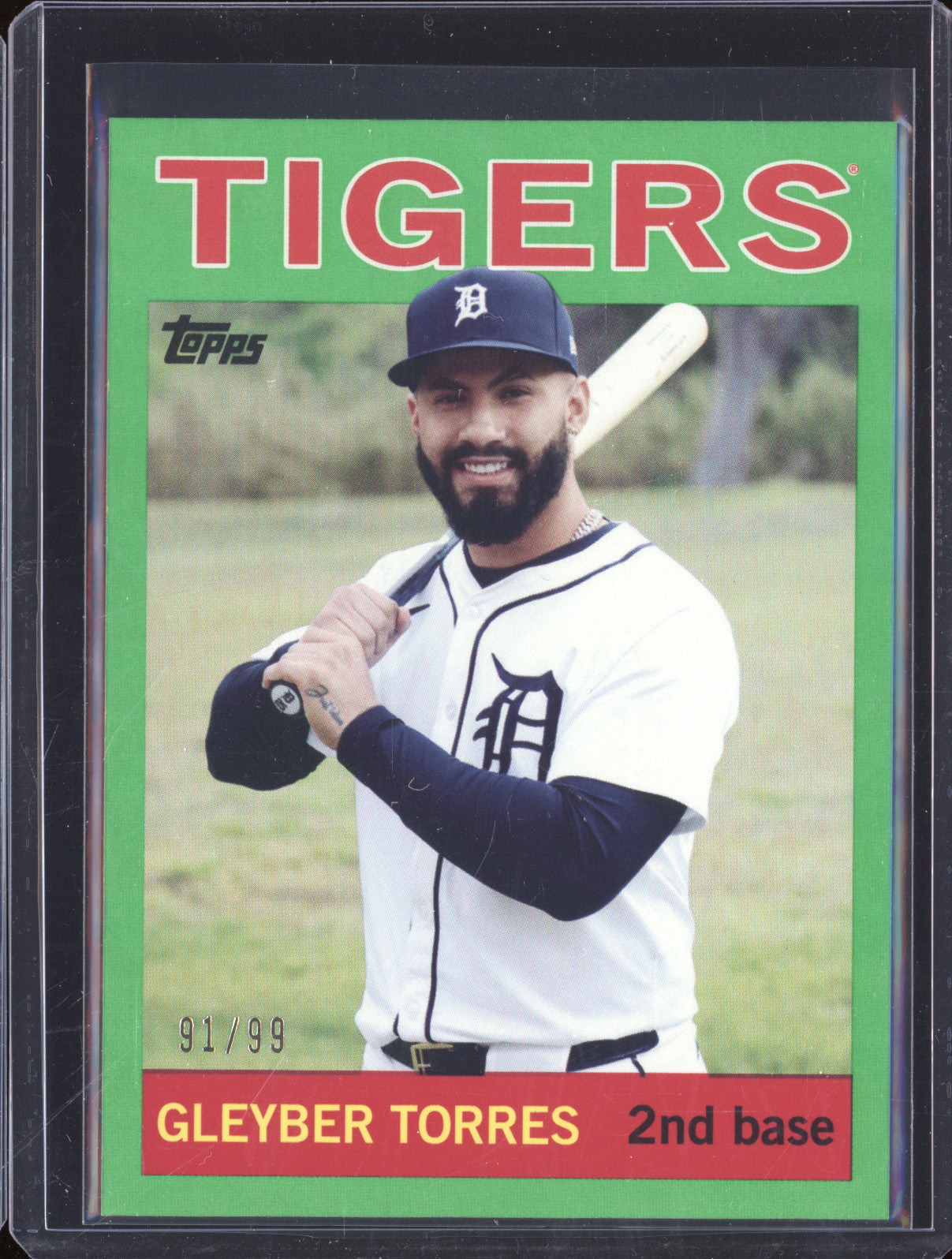 Gleyber Torres 2025 Topps Archives 26 Green Foilboard /99
