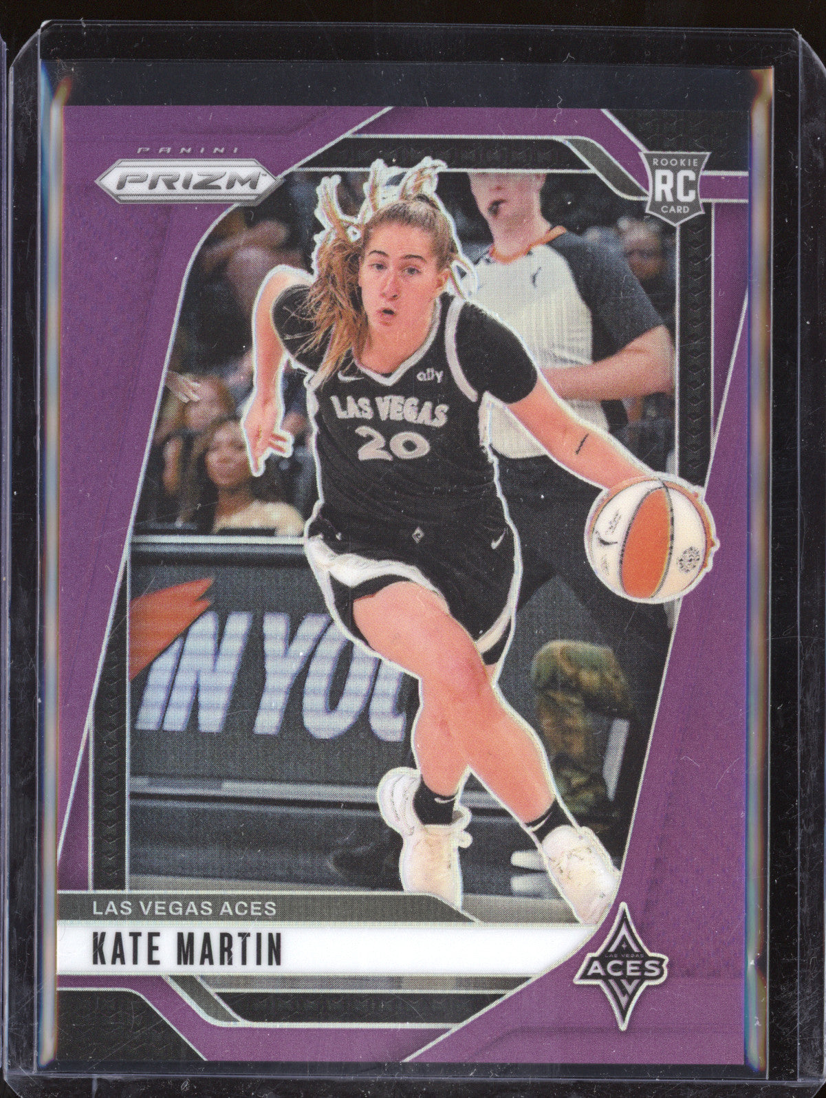 Kate Martin 2024 Panini WNBA Prizm 126 Purple RC 16/149
