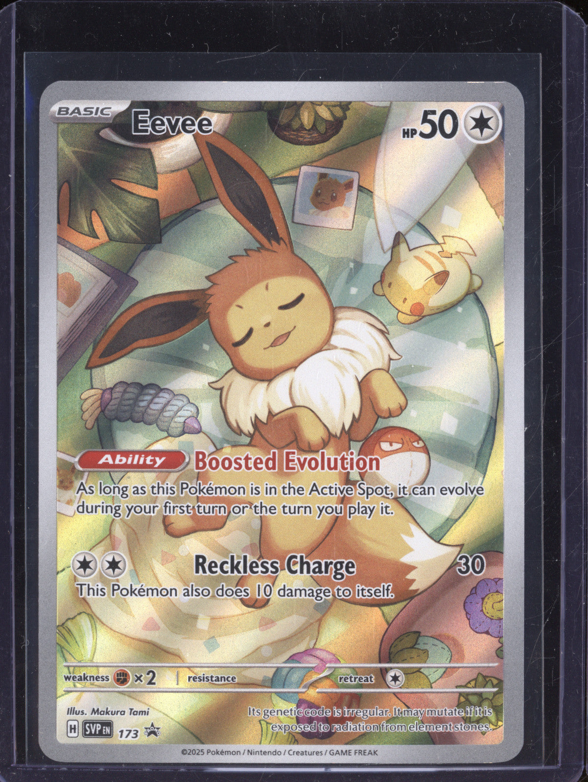 Eevee 2025 Pokemon Scarlet & Violet Promos 173 Illustration Rare