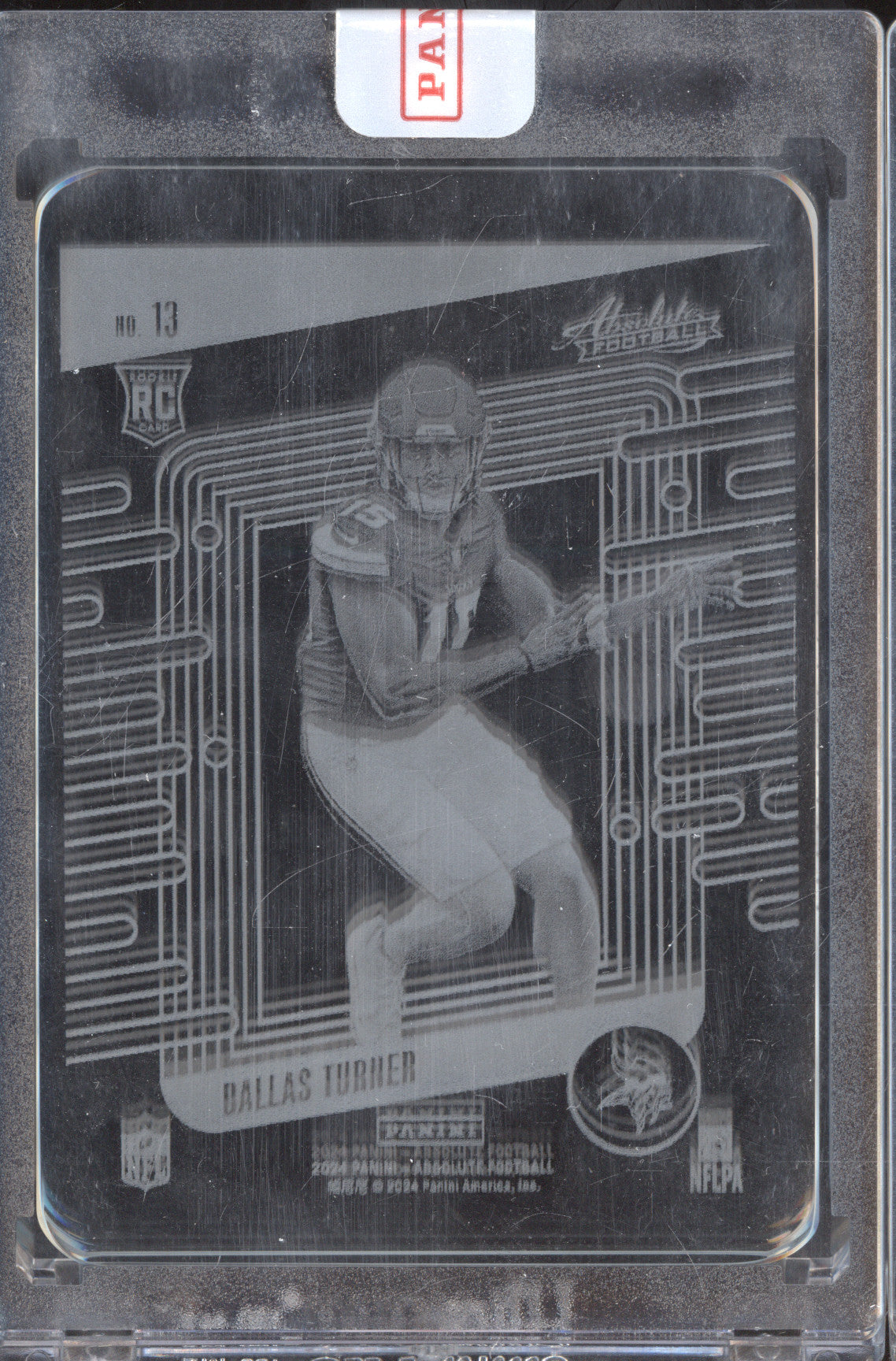 Dallas Turner 2024 Panini Absolute 13 Glass RC