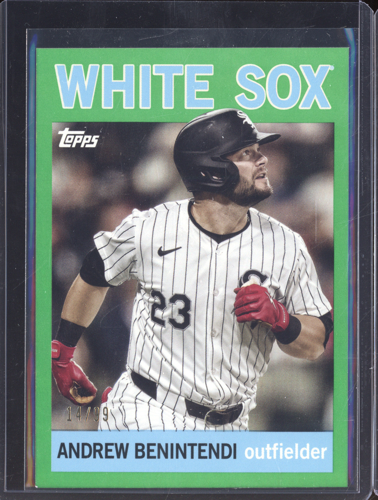 Andrew Benintendi 2025 Topps Archives 35 Green Foilboard /99