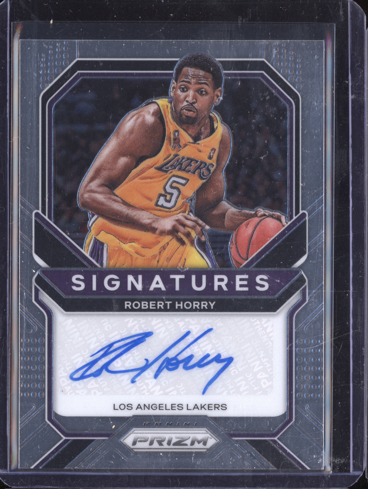 Robert Horry 2020-21 Panini Prizm SI-RHO Signatures