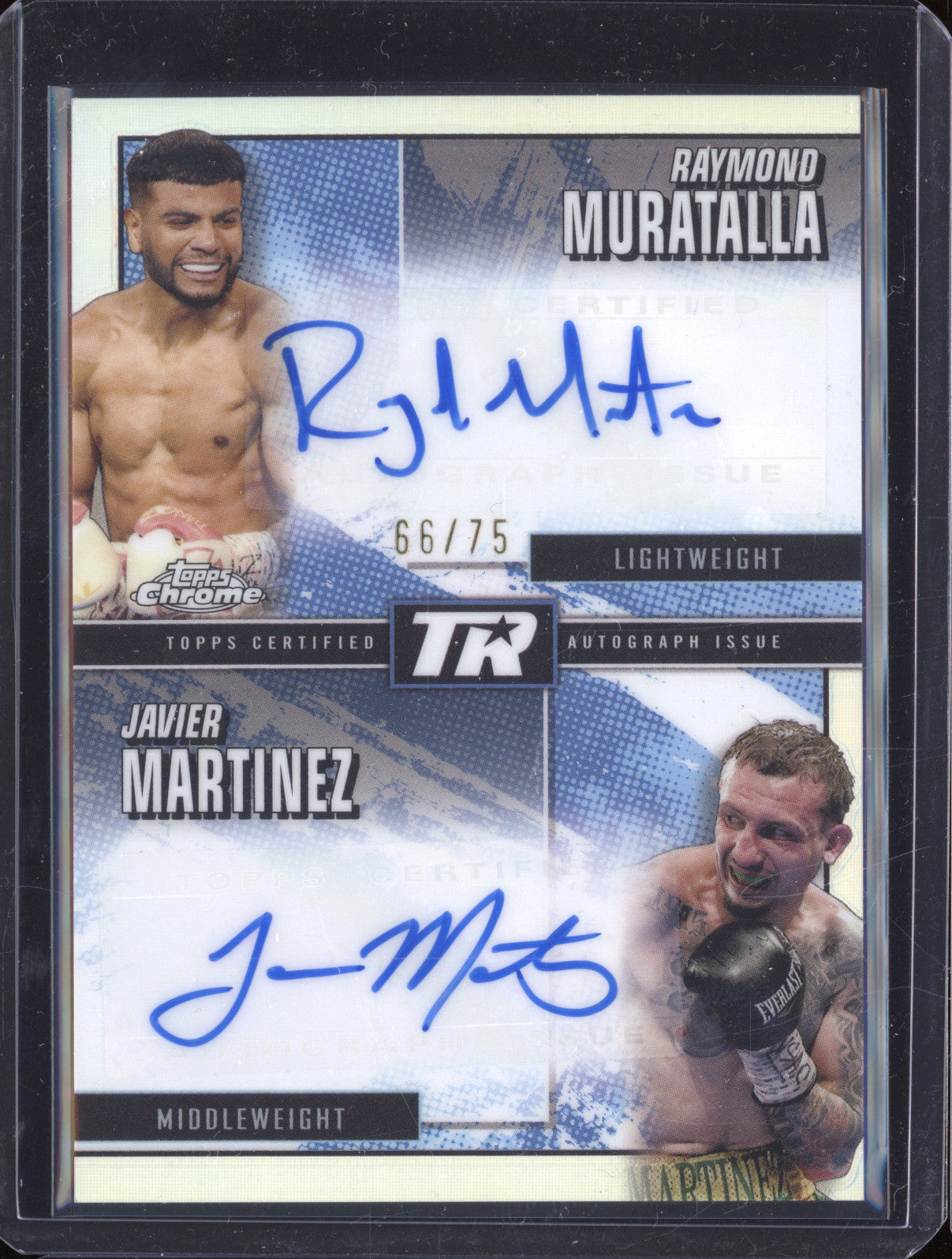 Muratalla Martinez 2024 Topps Boxing Chrome SMS-MM Stablemates Signature 66/75