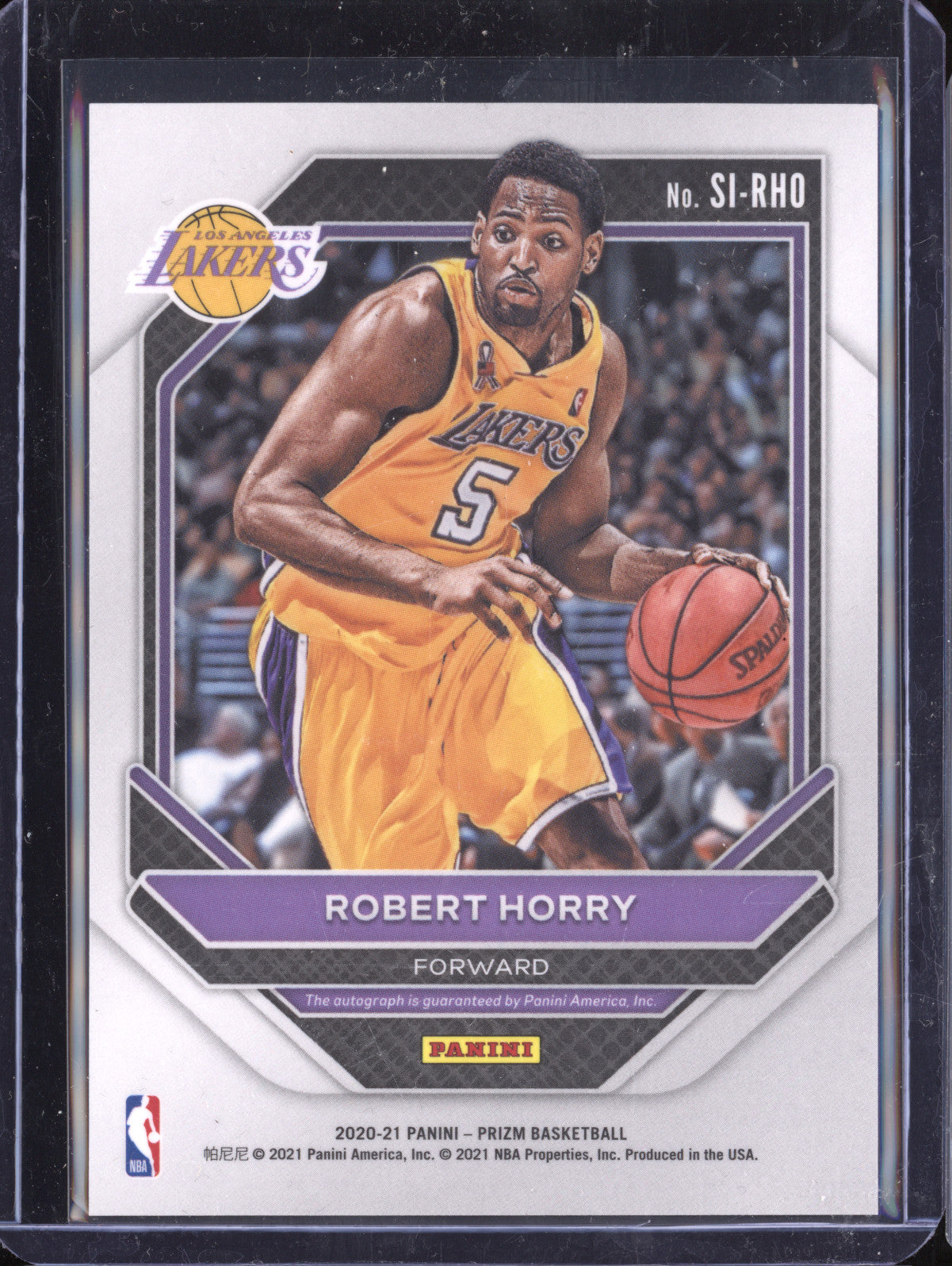 Robert Horry 2020-21 Panini Prizm SI-RHO Signatures