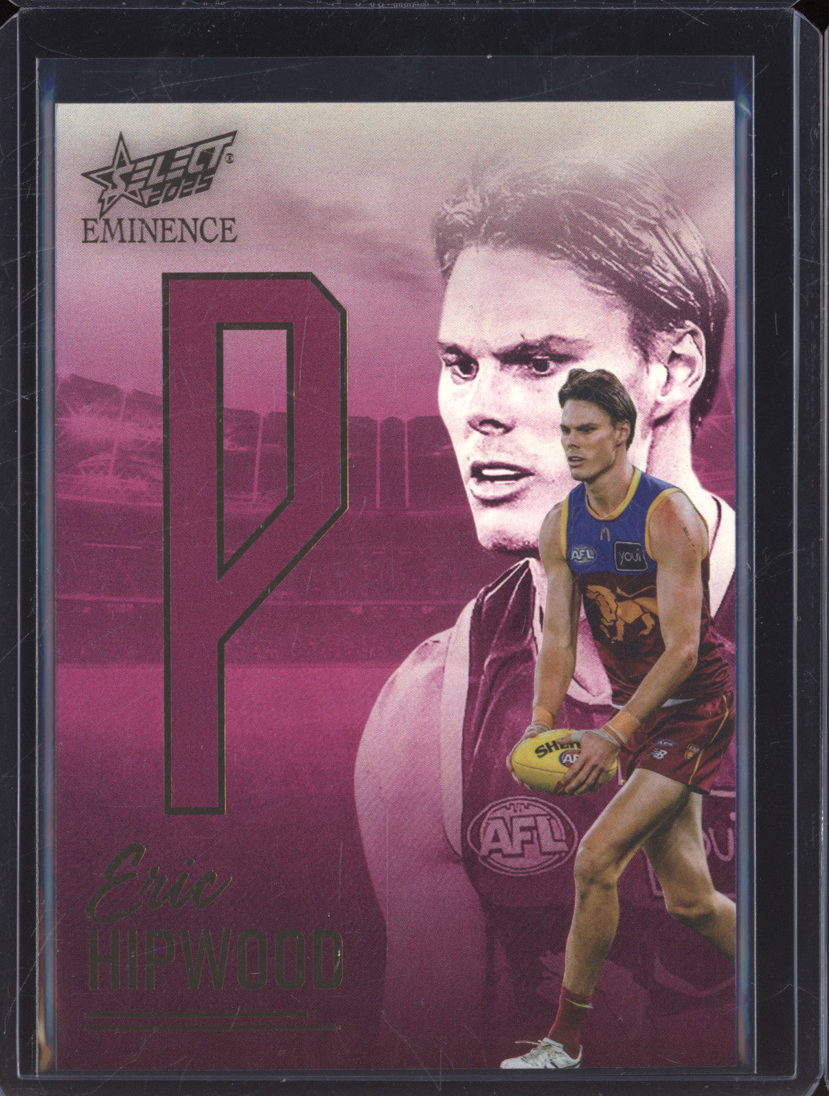 2025 AFL Select Eminence Nameplate NG57 Eric Hipwood 082/115