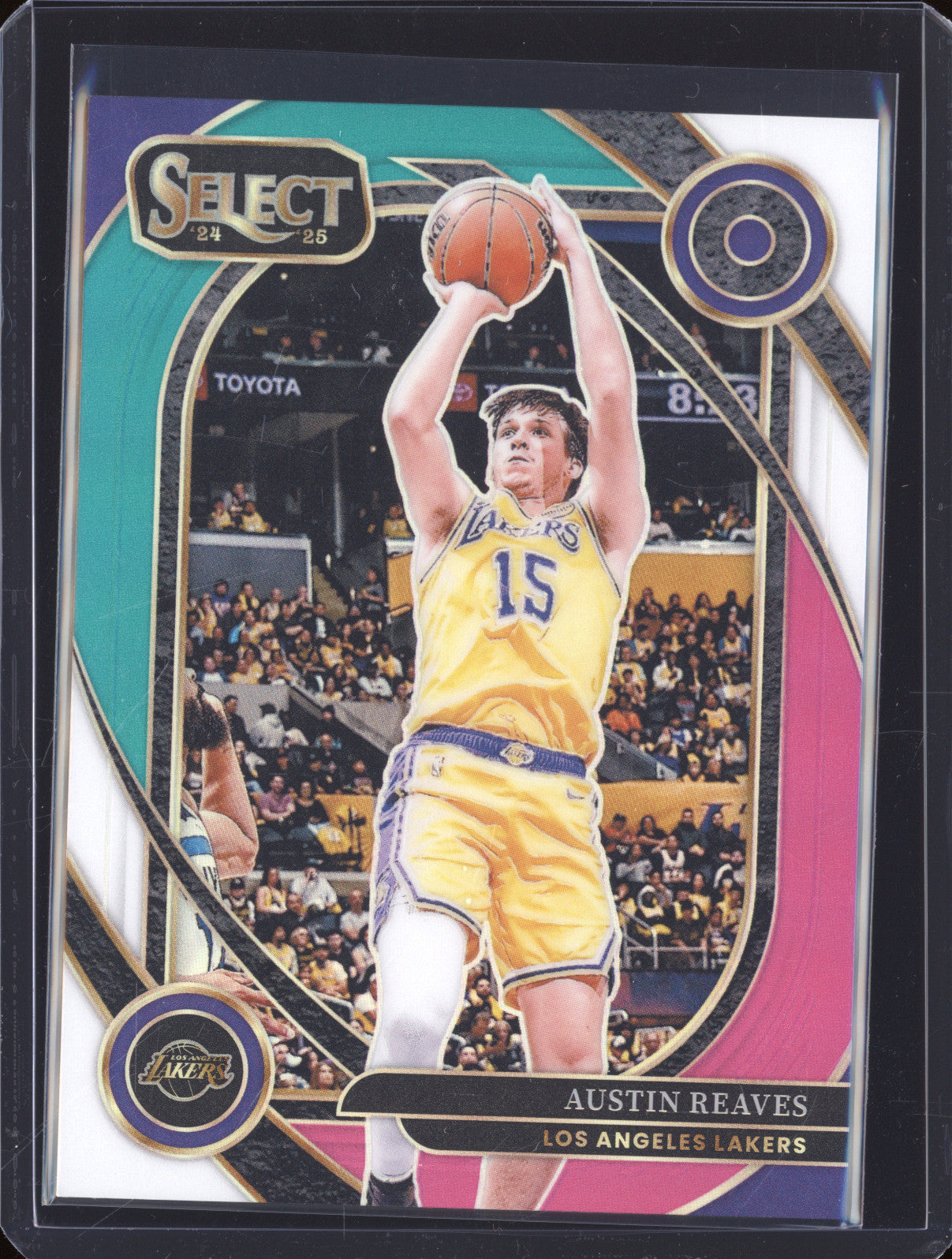 2024 Panini Select 230 Austin Reaves Teal White Pink Prizm /49