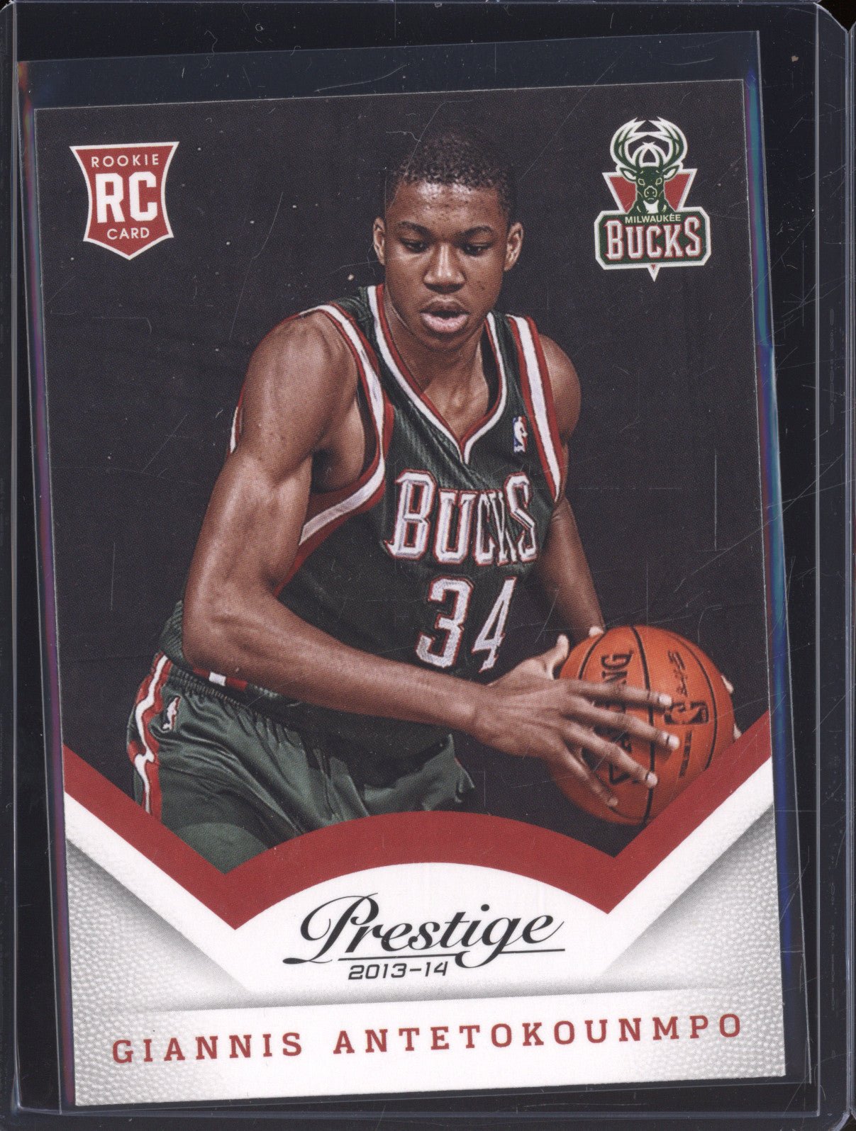 2013 Panini Prestige 175 Giannis Antetokounmpo Rookie RC