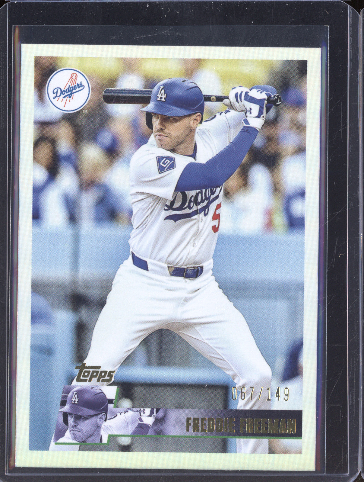 Freddie Freeman 2025 Topps Archives 185 Rainbow Foil /149