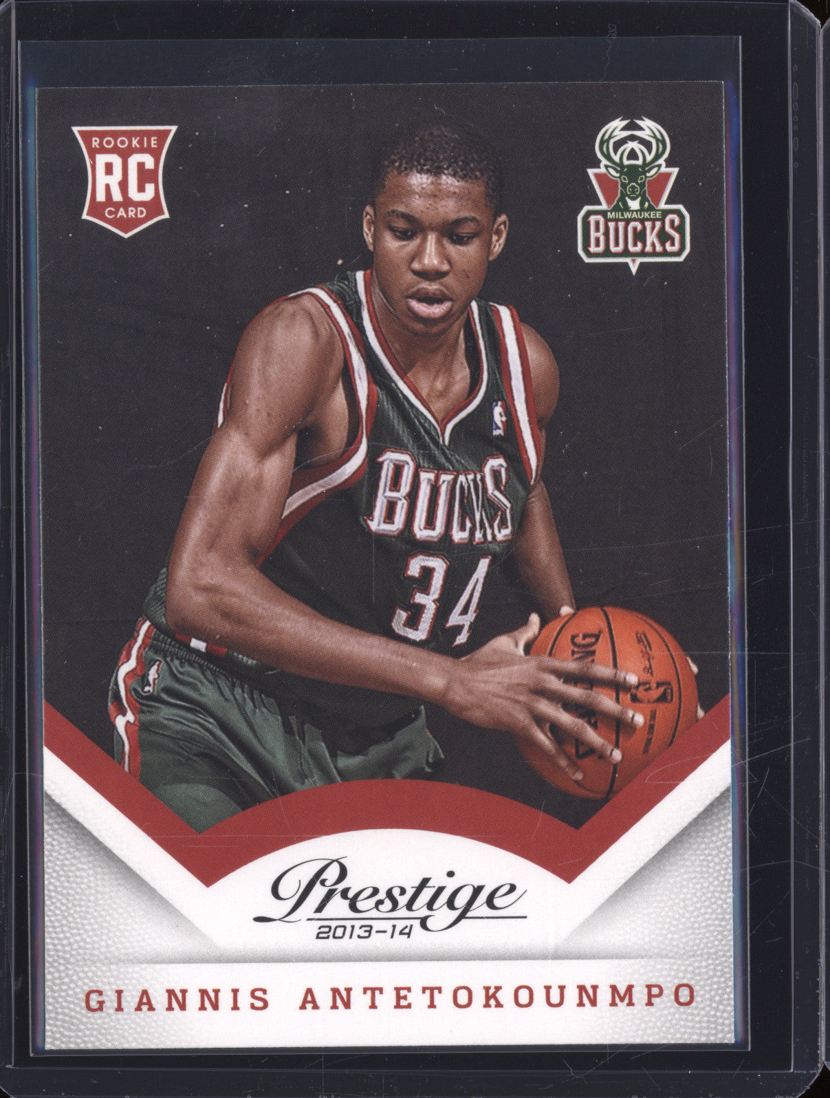 2013 Panini Prestige 175 Giannis Antetokounmpo Rookie RC