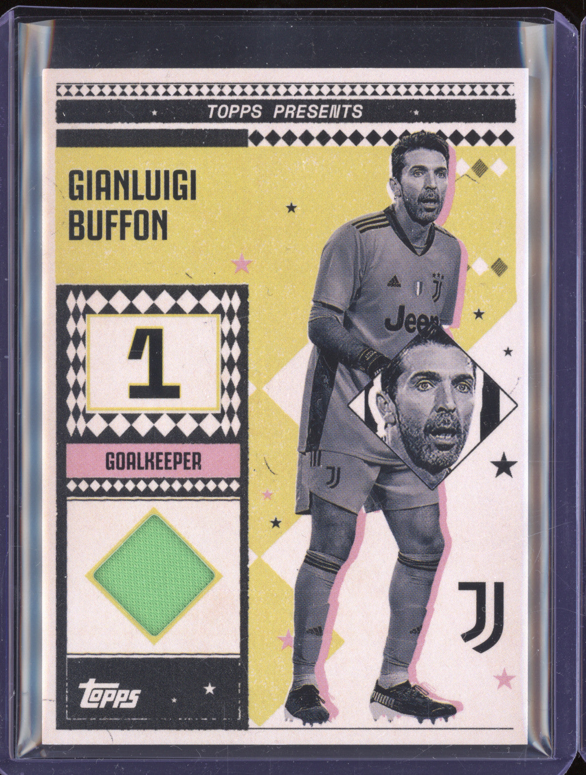 Gianluigi Buffon 2024-25 Topps Team Set Juventus FC LR-GB Vintage Lady Relic
