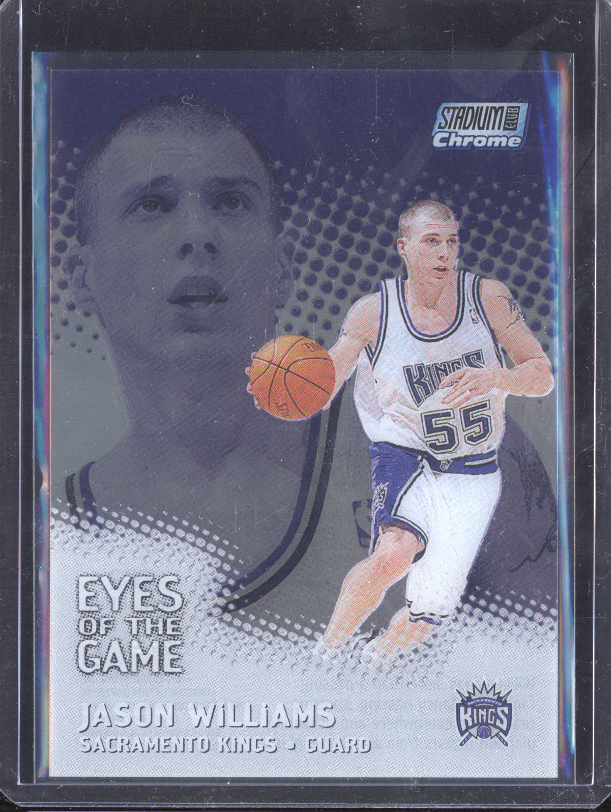 Jason Williams 1999-00 Topps Stadium Club Chrome EG2 Eyes of the Game Refractor