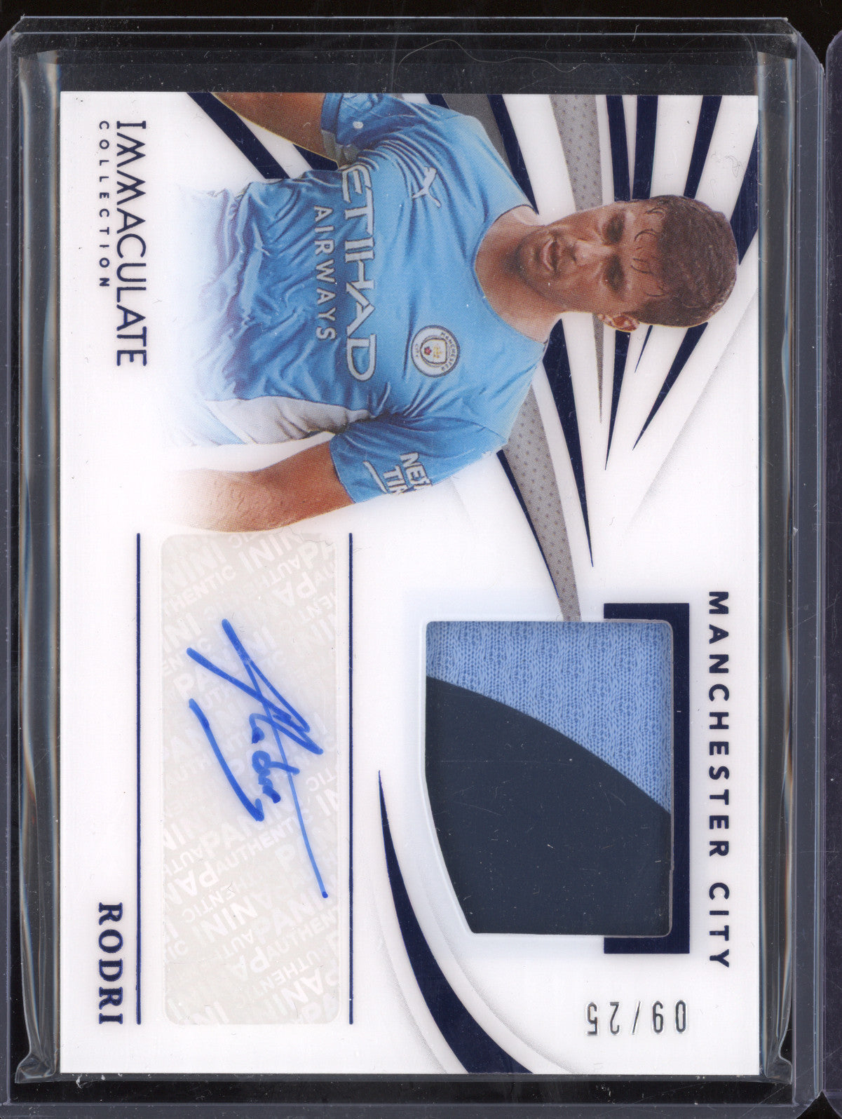 Rodri 2021 Panini Immaculate MA-RRI Memorabilia Auto Sapphire 9/25
