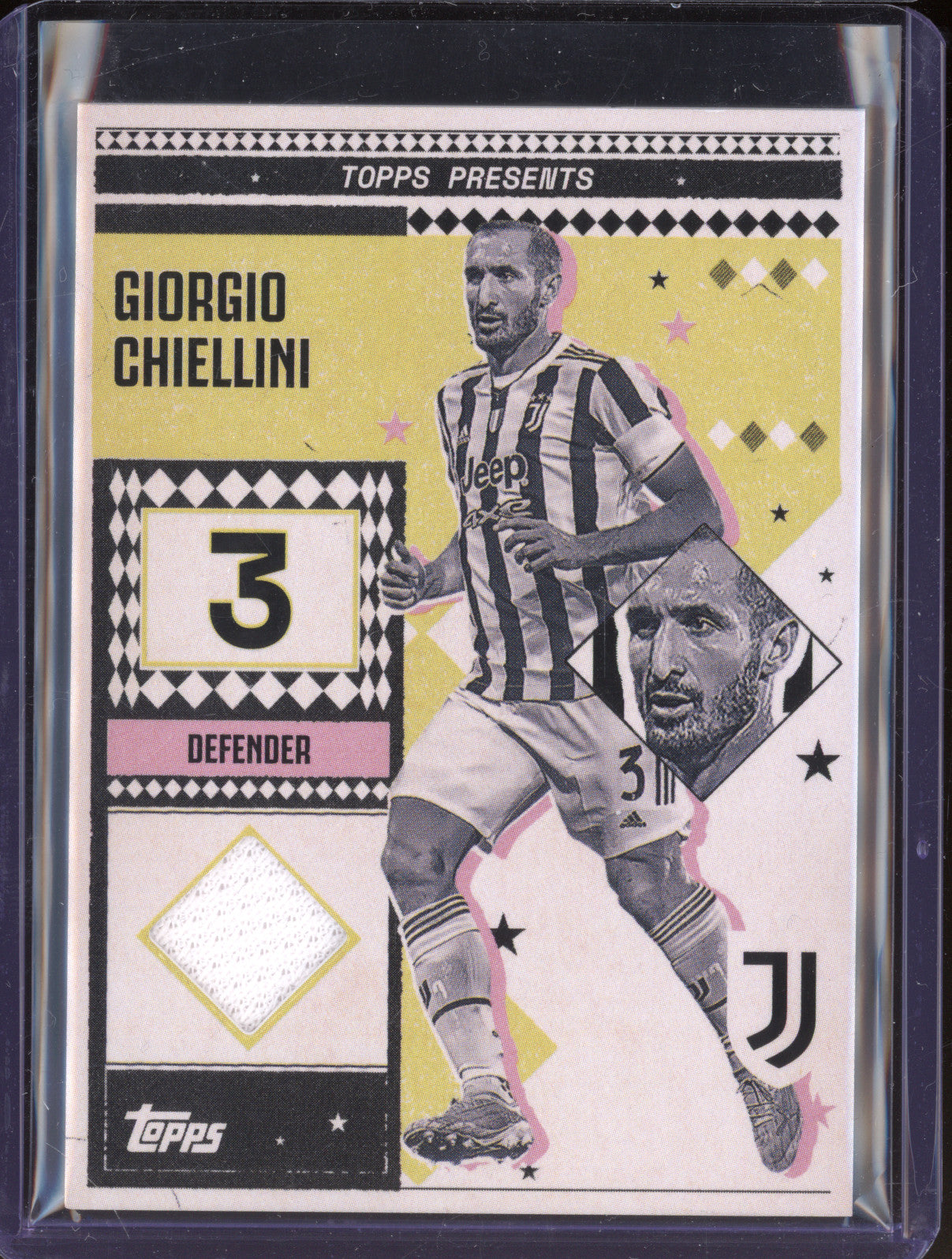 Giorgio Chiellini 2024-25 Topps Team Set Juventus FC LR-GC Vintage Lady Relic