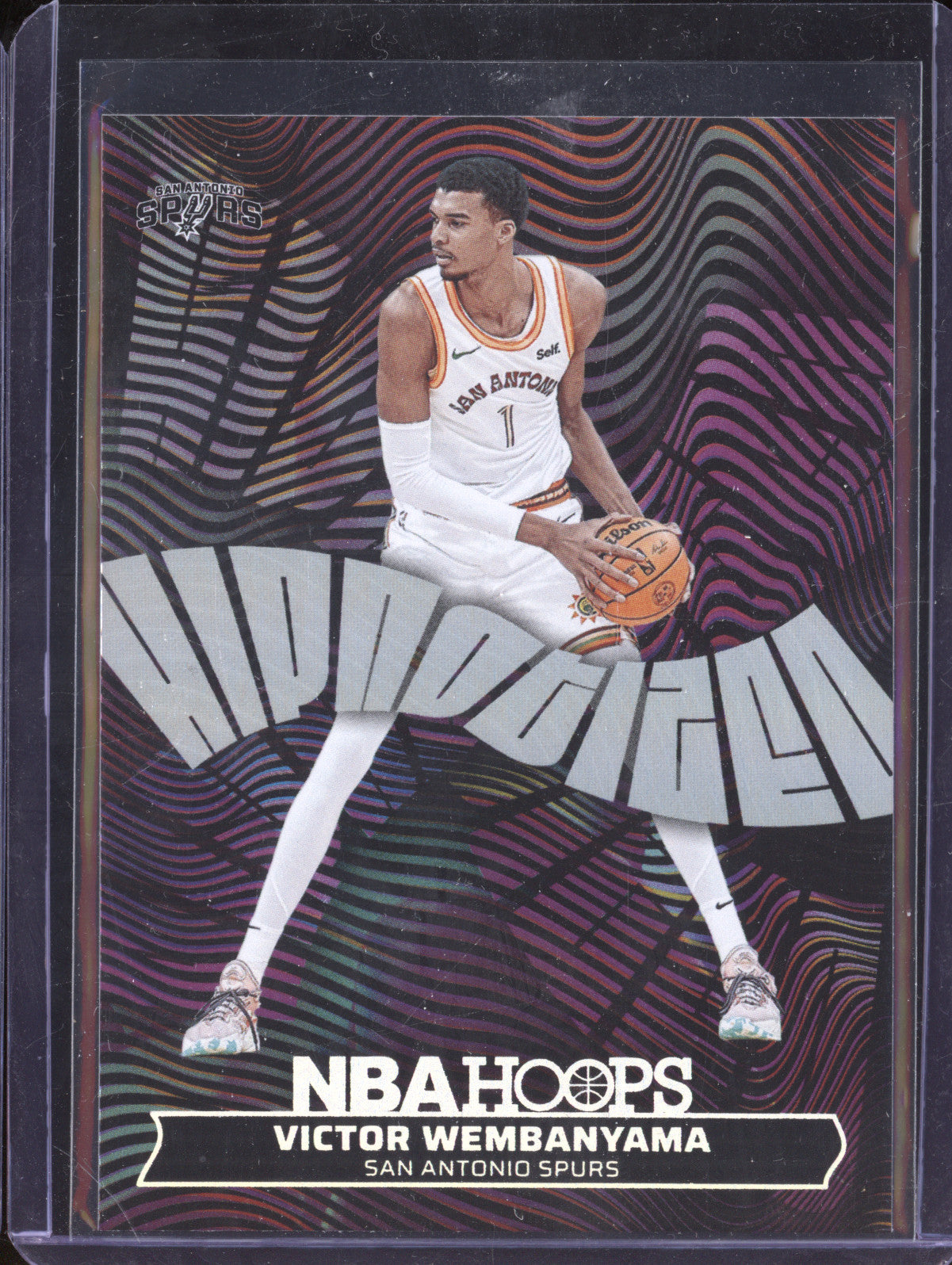 Victor Wembanyama 2024-25 Panini Hoops 9 Hipnotized