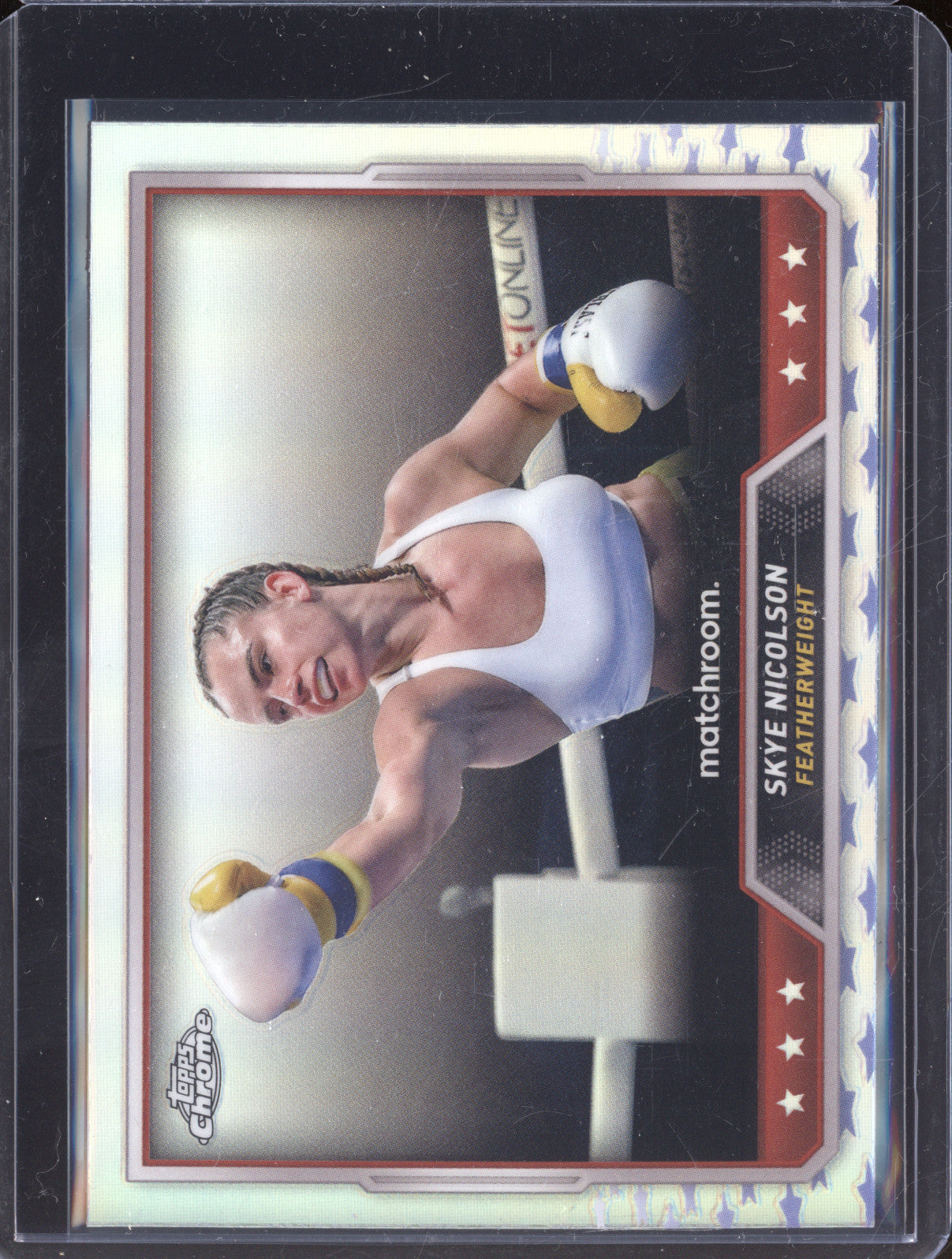 Skye Nicolson 2024-25 Topps Boxing Chrome 50 Silver