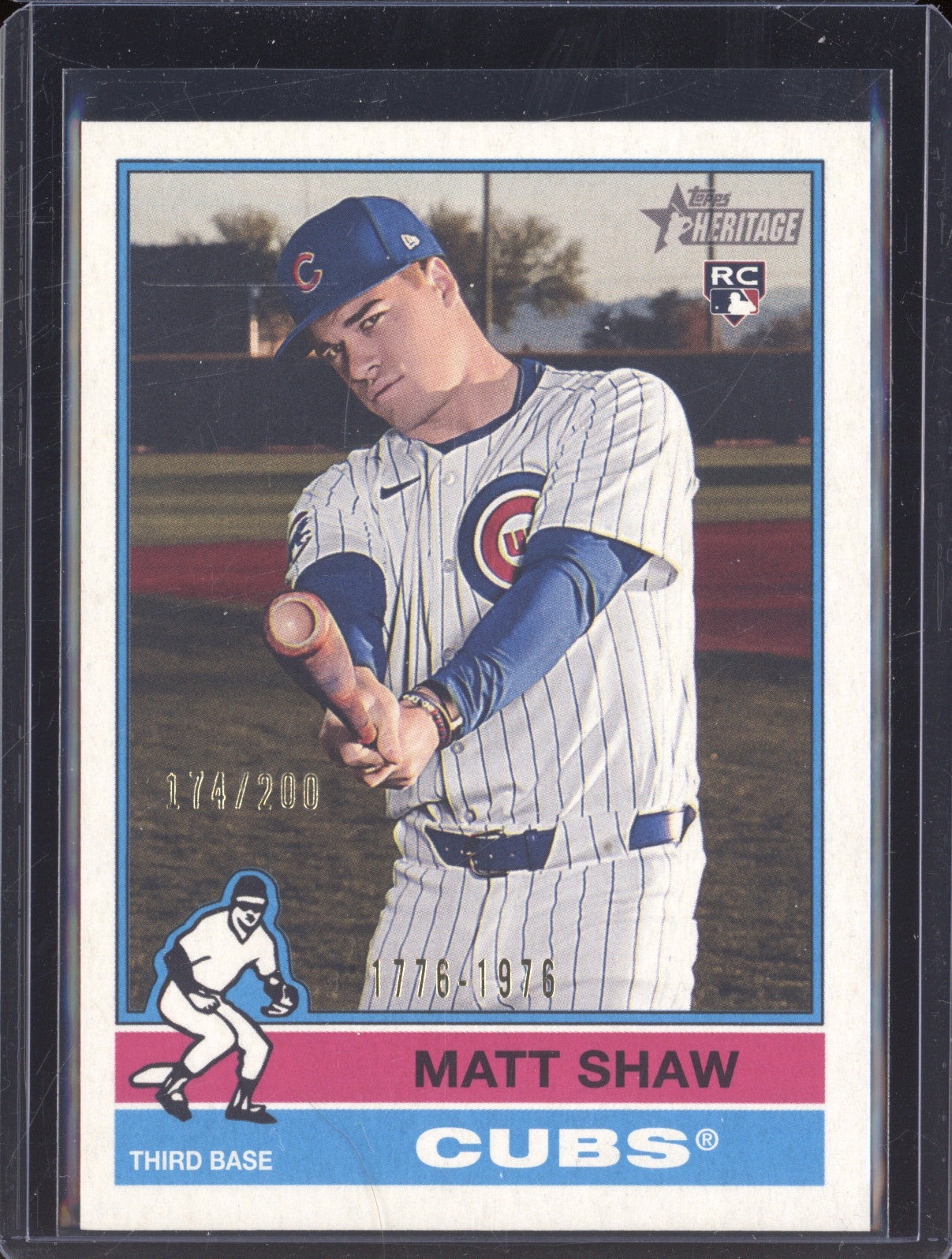 Matt Shaw 2025 Topps Heritage High Number 712 RC /200