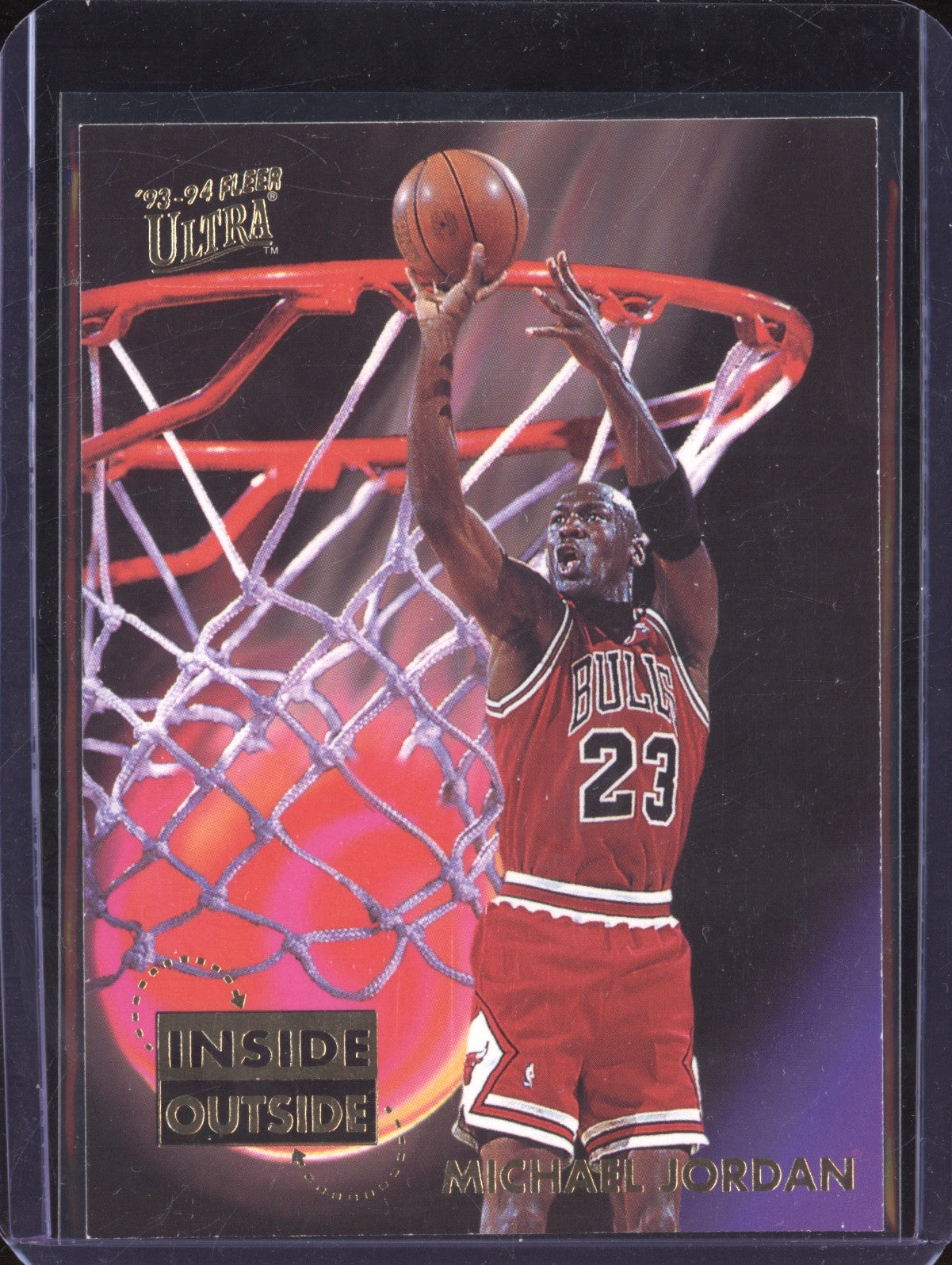 Michael Jordan 1993-94 Fleer Ultra 4 Inside Outside