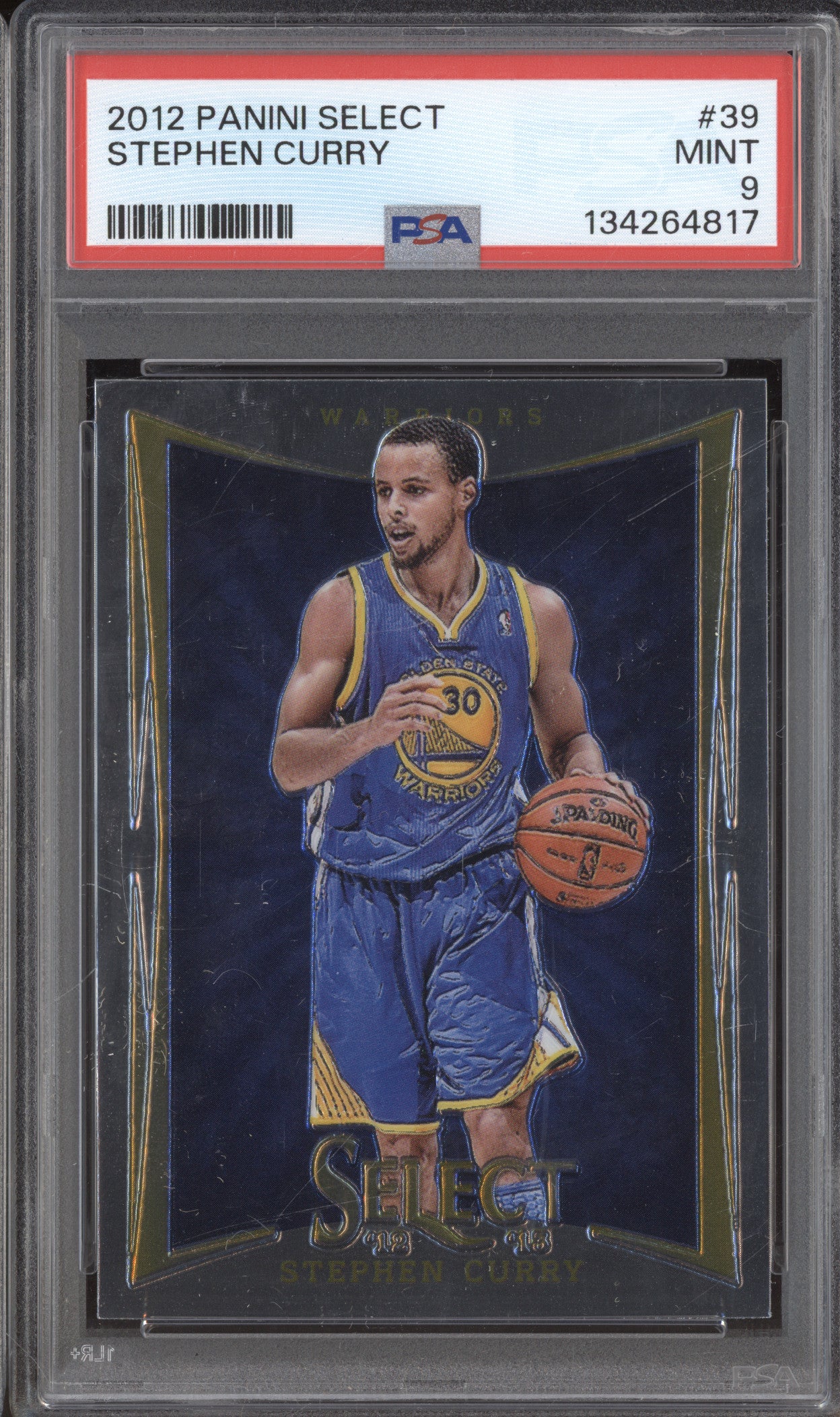 2012 Panini Select 39 Stephen Curry PSA 9