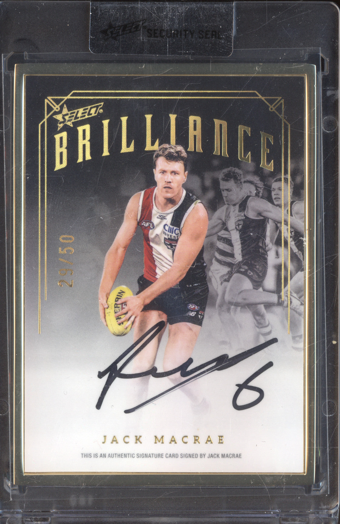 Jack Macrae 2025 Select Brilliance BS-JM Signature 29/50