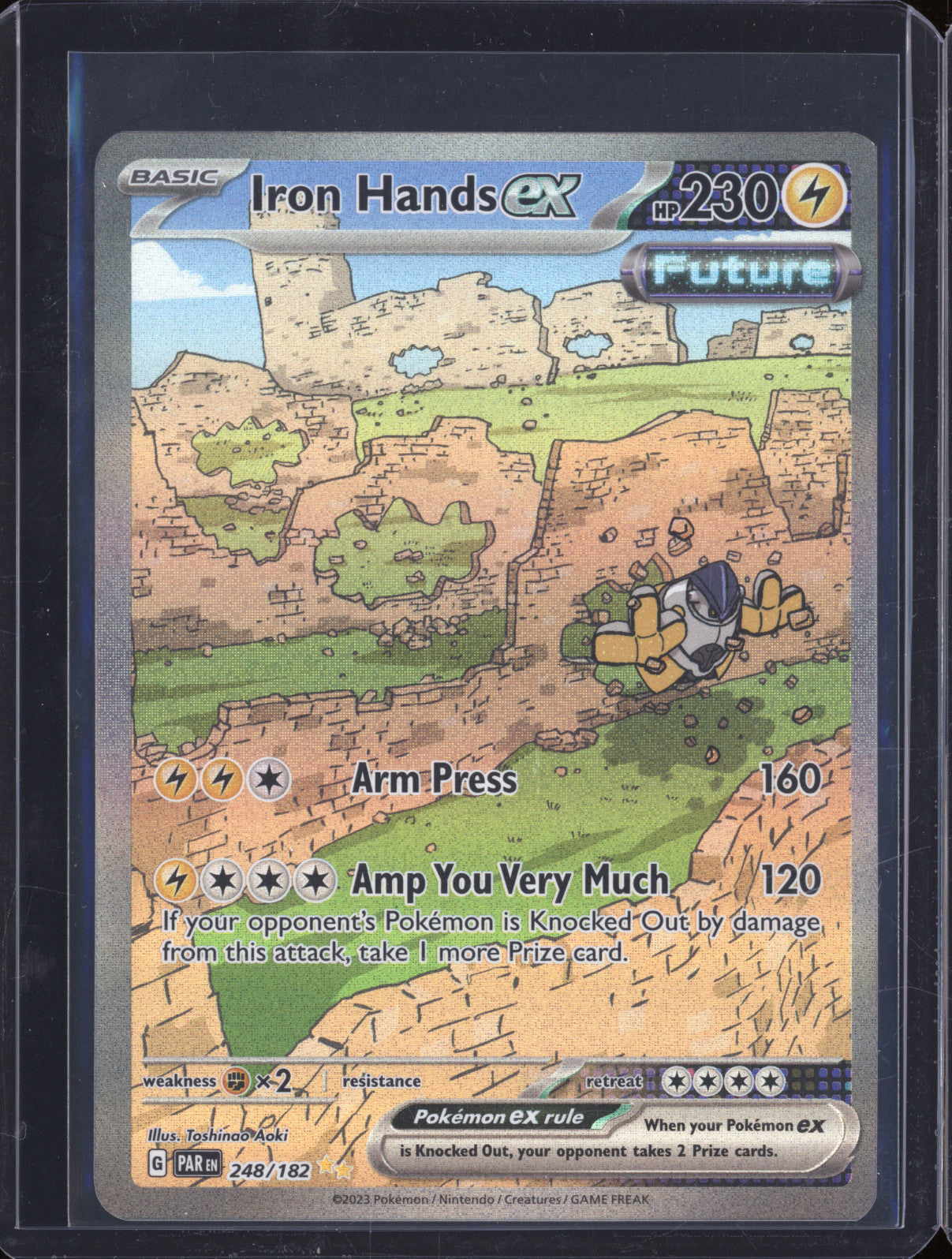 Iron Hands Ex 2023 Panini Paradox Rift PAR 248/182 Special Illustration Rare