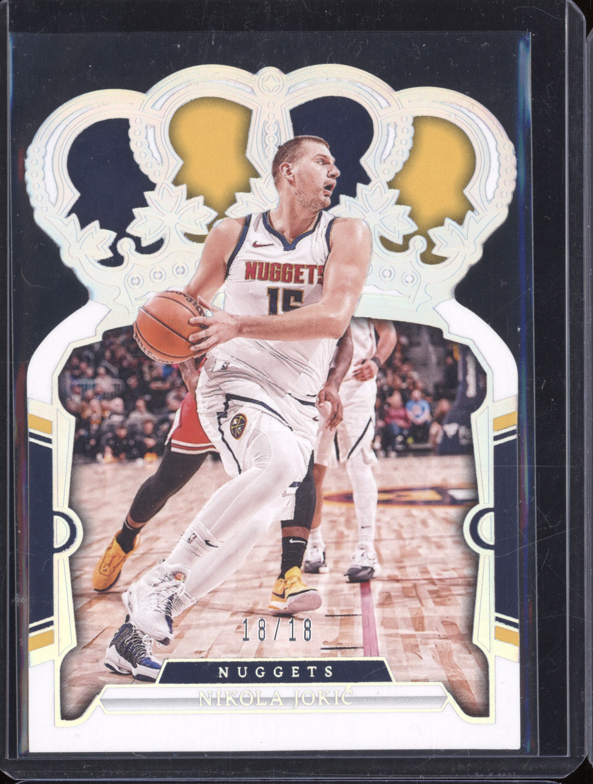 Nikola Jokic 2023-24 Panini Crown Royale 79 International Silver 18/18