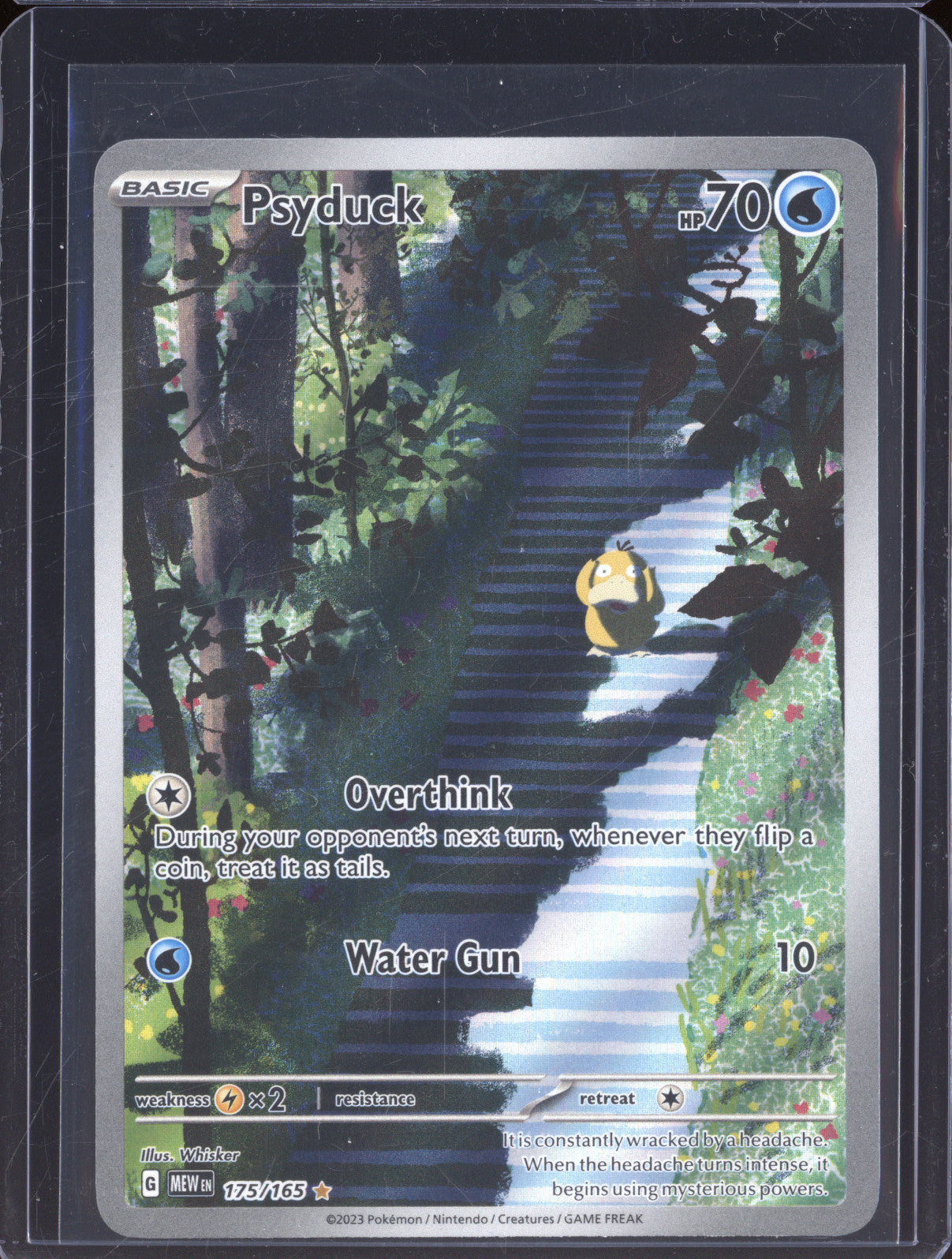 Psyduck 2023 Panini 151 MEW 175/165 Illustration Rare