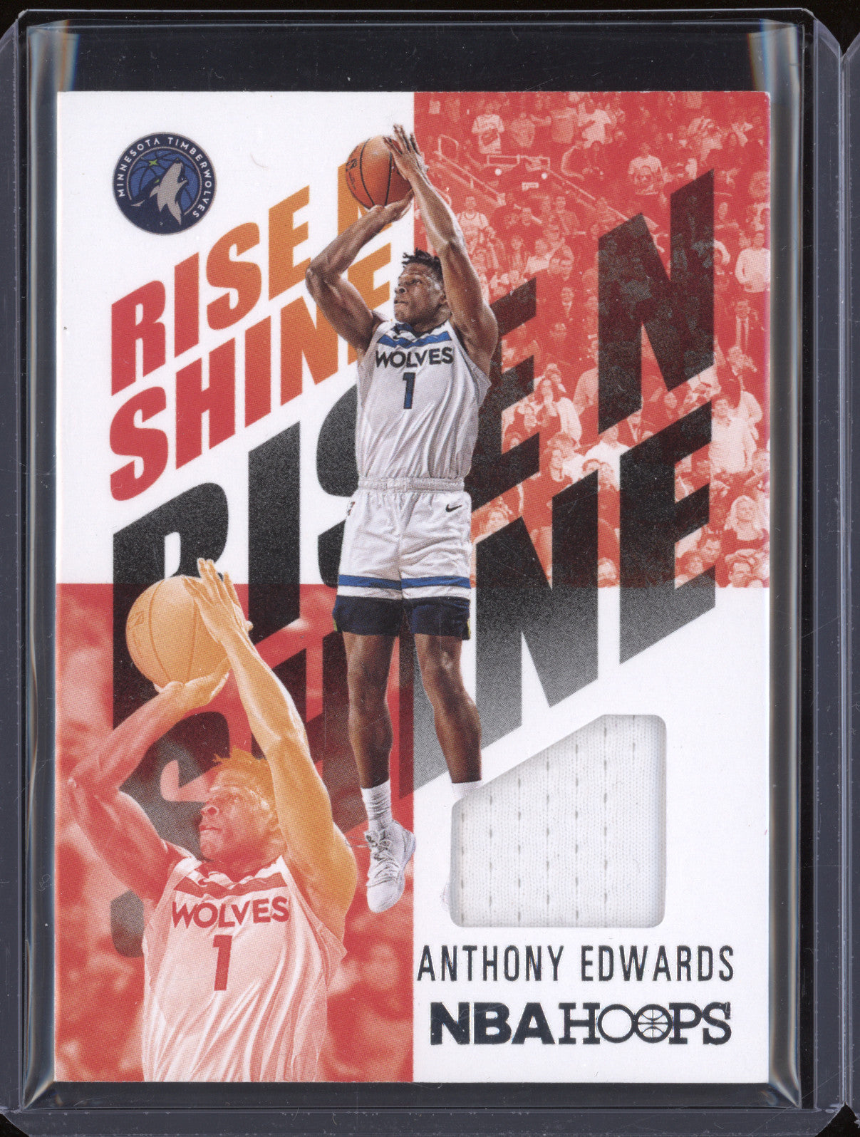 Anthony Edwards 2020-21 Panini Hoops RNS-AED Rise N Shine RC
