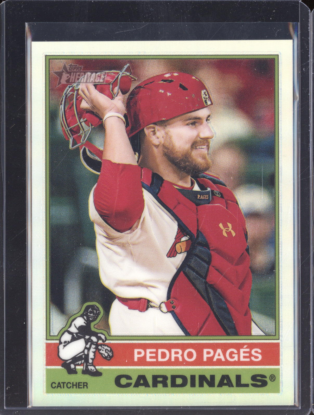 Pedro Pages 2025 Topps Heritage High Number 524 Refractor