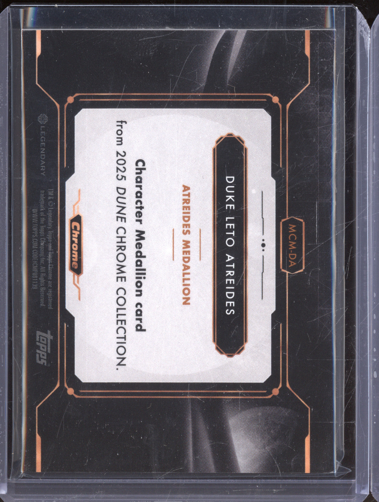 2024 Topps Chrome Dune MCM-DA Duke Leto Atreides Medallion Card