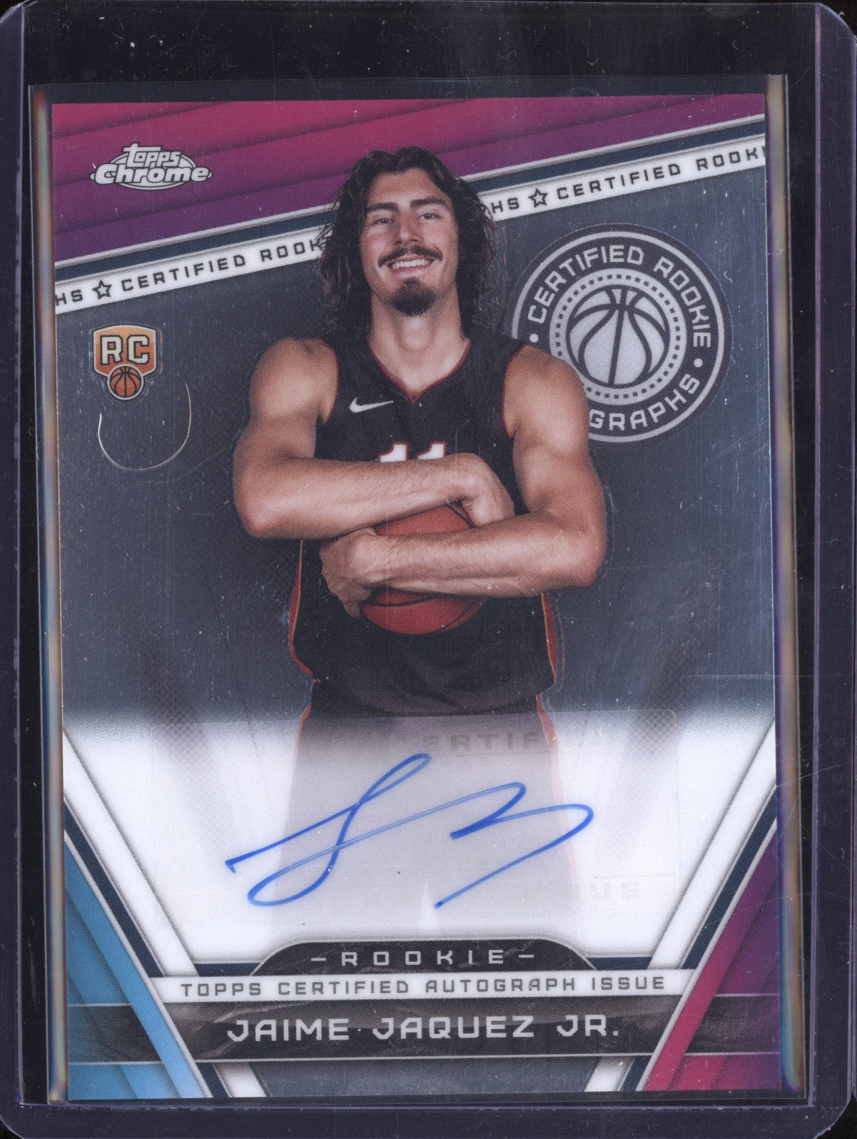 Jaime Jaquez Jr 2023-24 Topps Chrome CRA-JJ Certified Rookie Auto RC