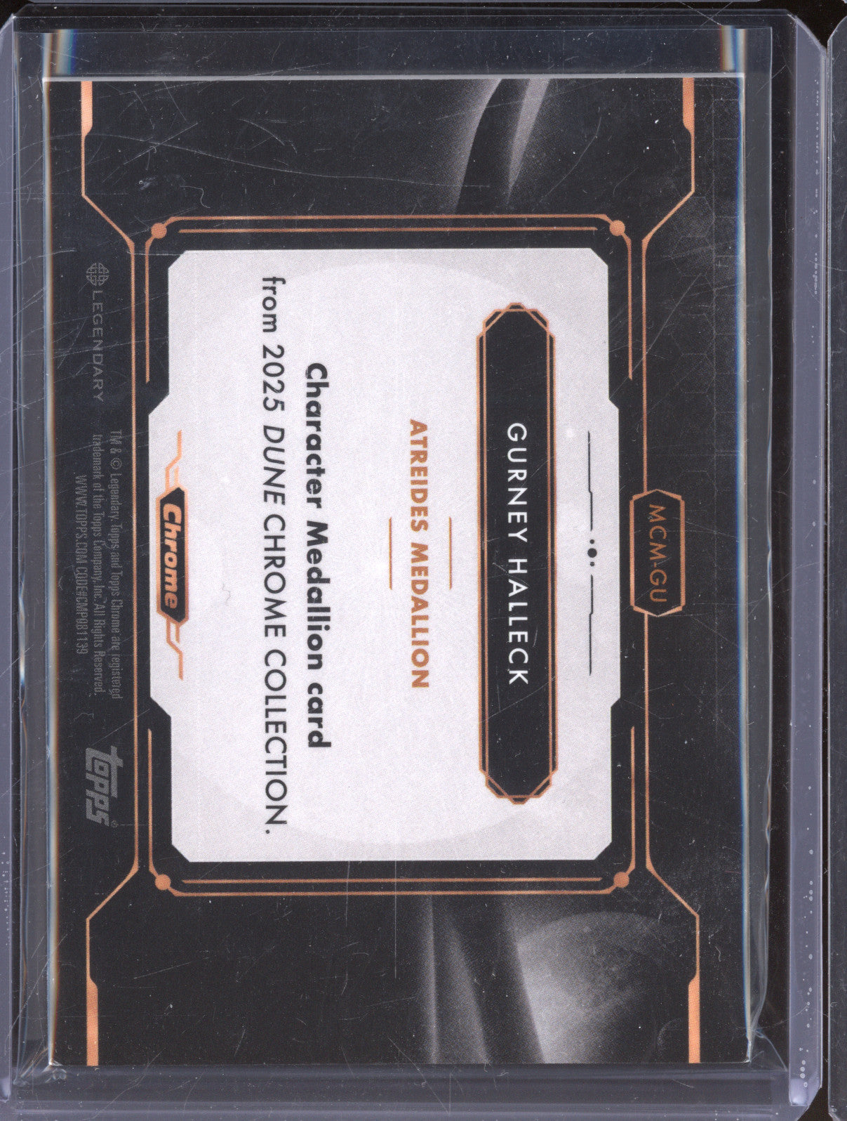 2024 Topps Chrome Dune MCM-GU Gurney Halleck Green Medallion /99