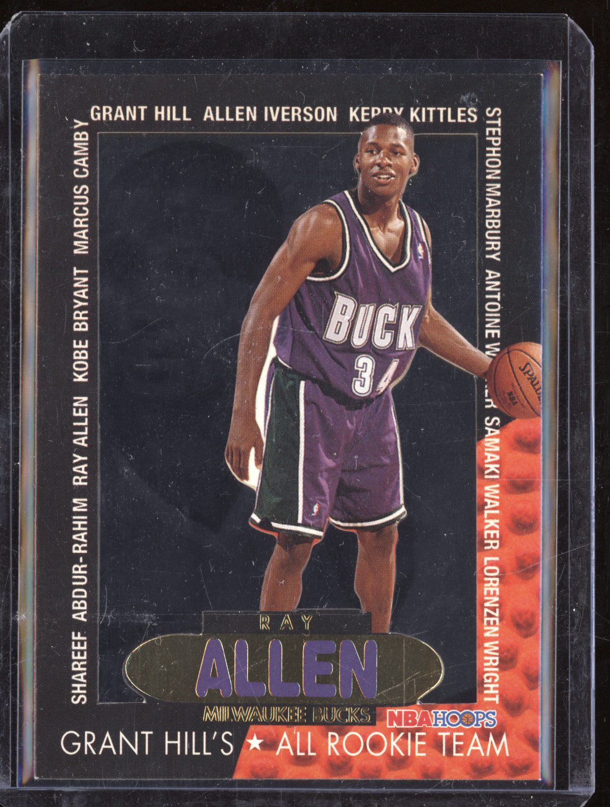 Ray Allen 1996-97 Hoops 2 Grant Hill's All Rookie Team RC