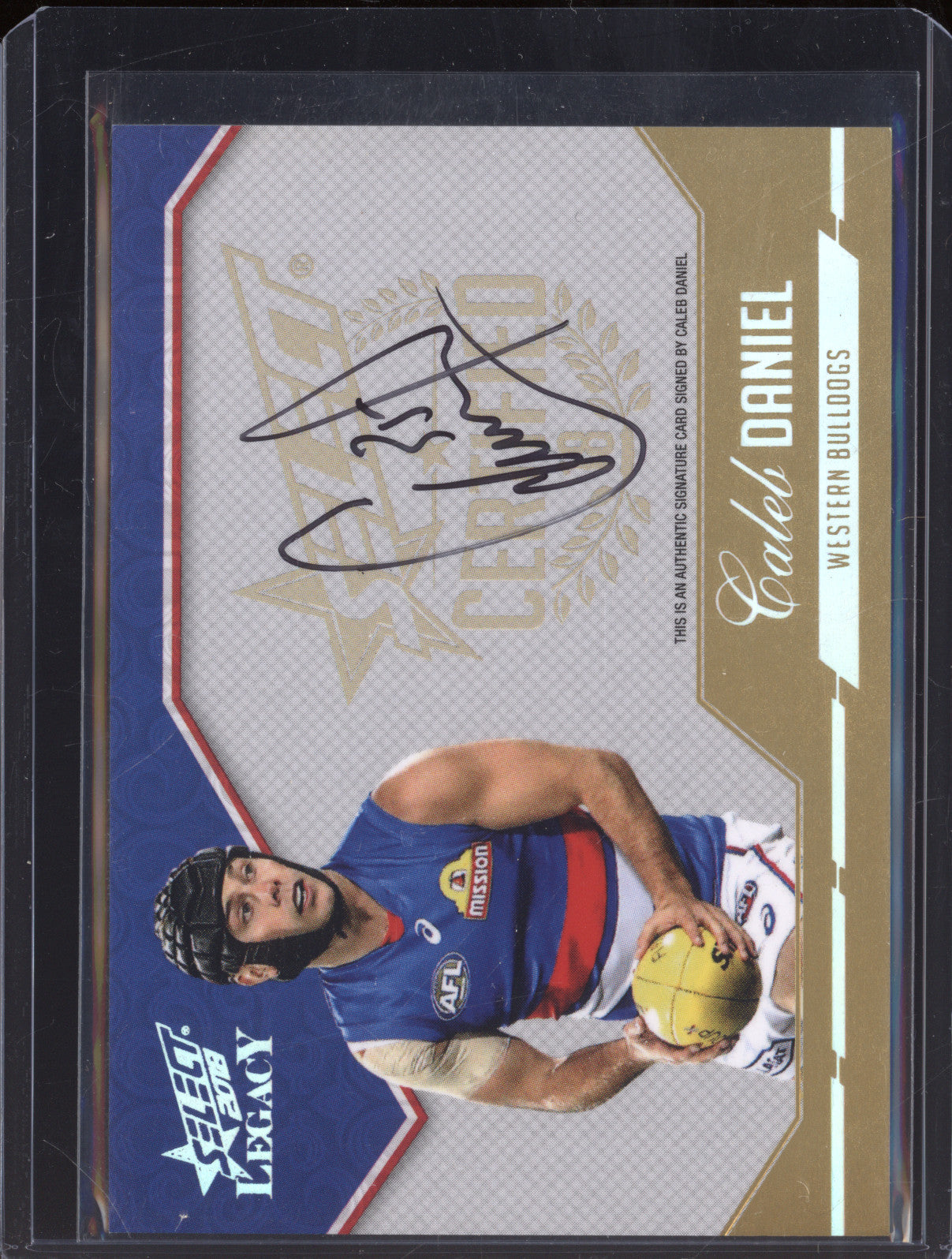 Caleb Daniel 2018 AFL Select Legacy SCS18 Certified Signature 077/180