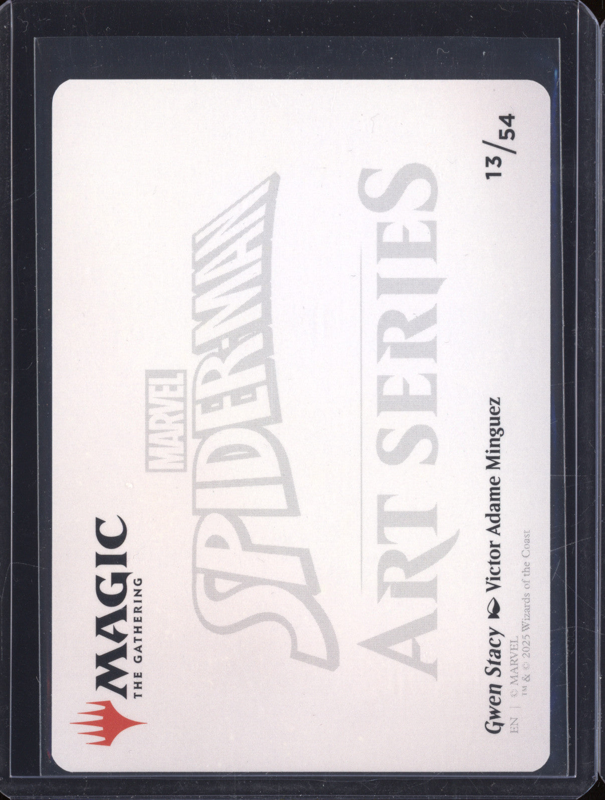 2025 MTG Marvel Spider-Man 13/54 Gwen Stacy Art Series