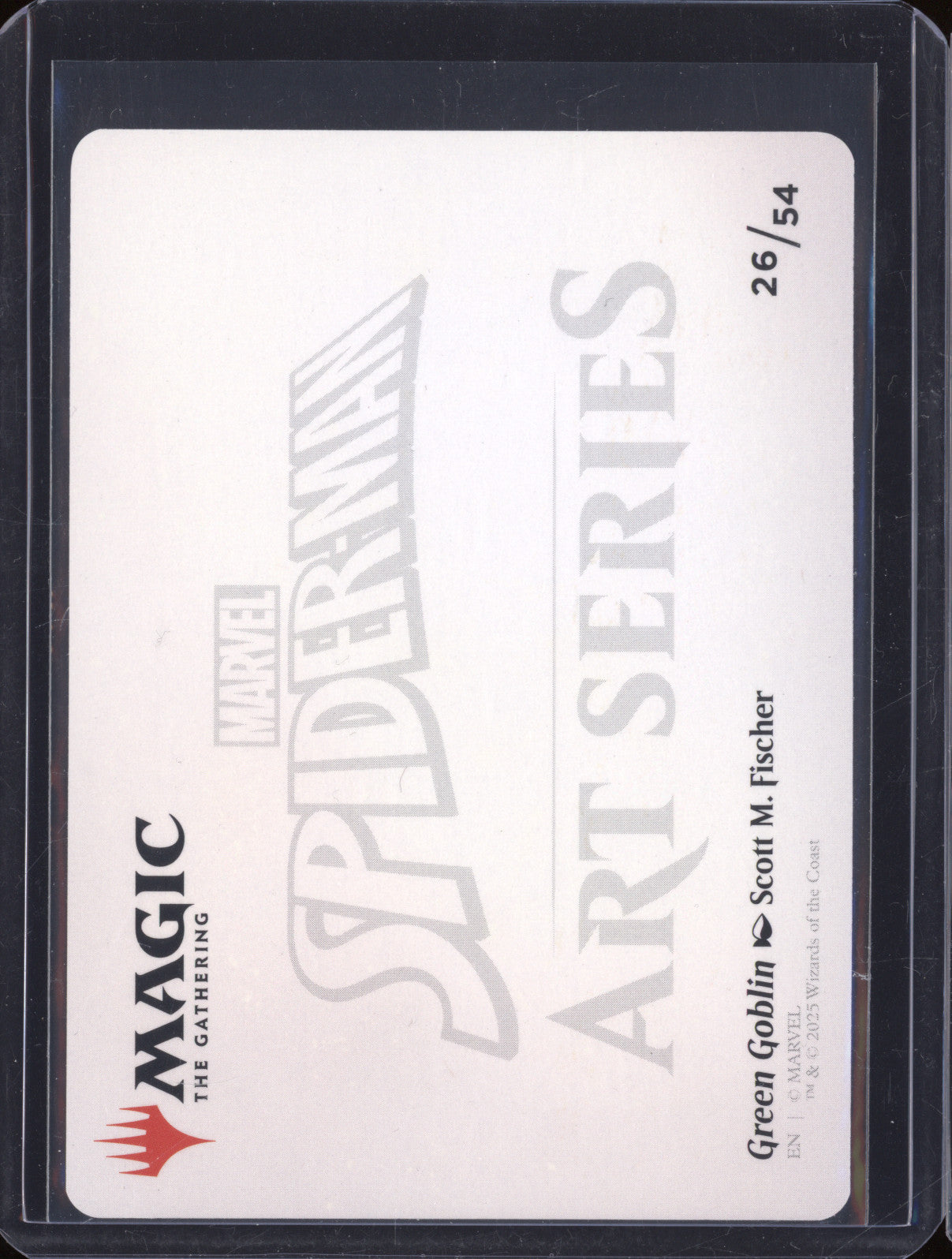 2025 MTG Marvel Spider-Man 26/54 Green Goblin Art Series