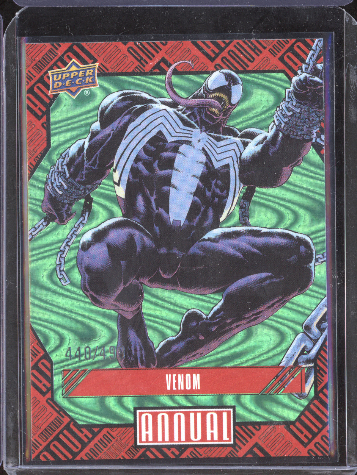 Venom 2023-24 Upper Deck Marvel Annual 91 Green 440/499