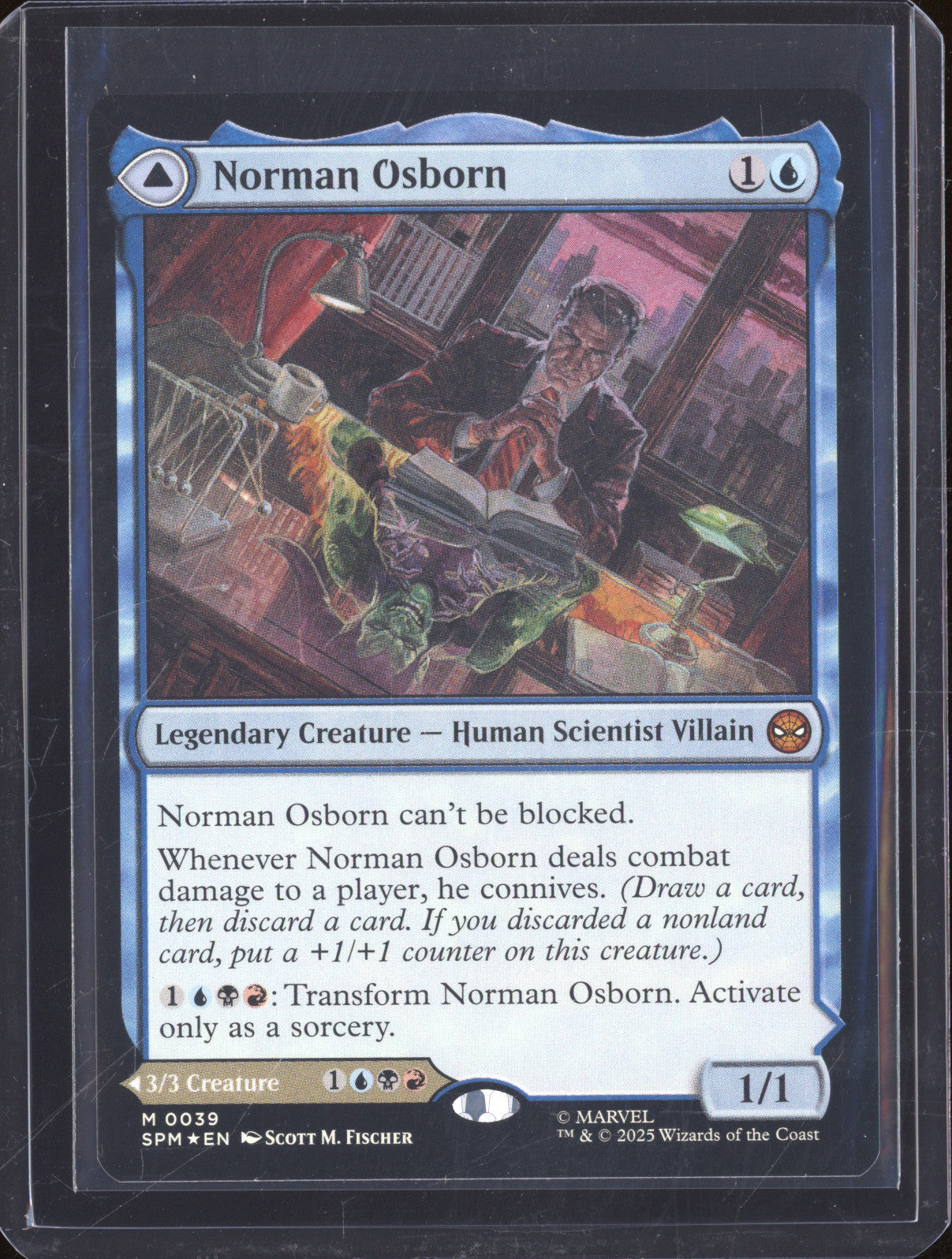 2025 MTG Marvel Spider-Man 0039 Norman Osborn / Green Goblin Foil