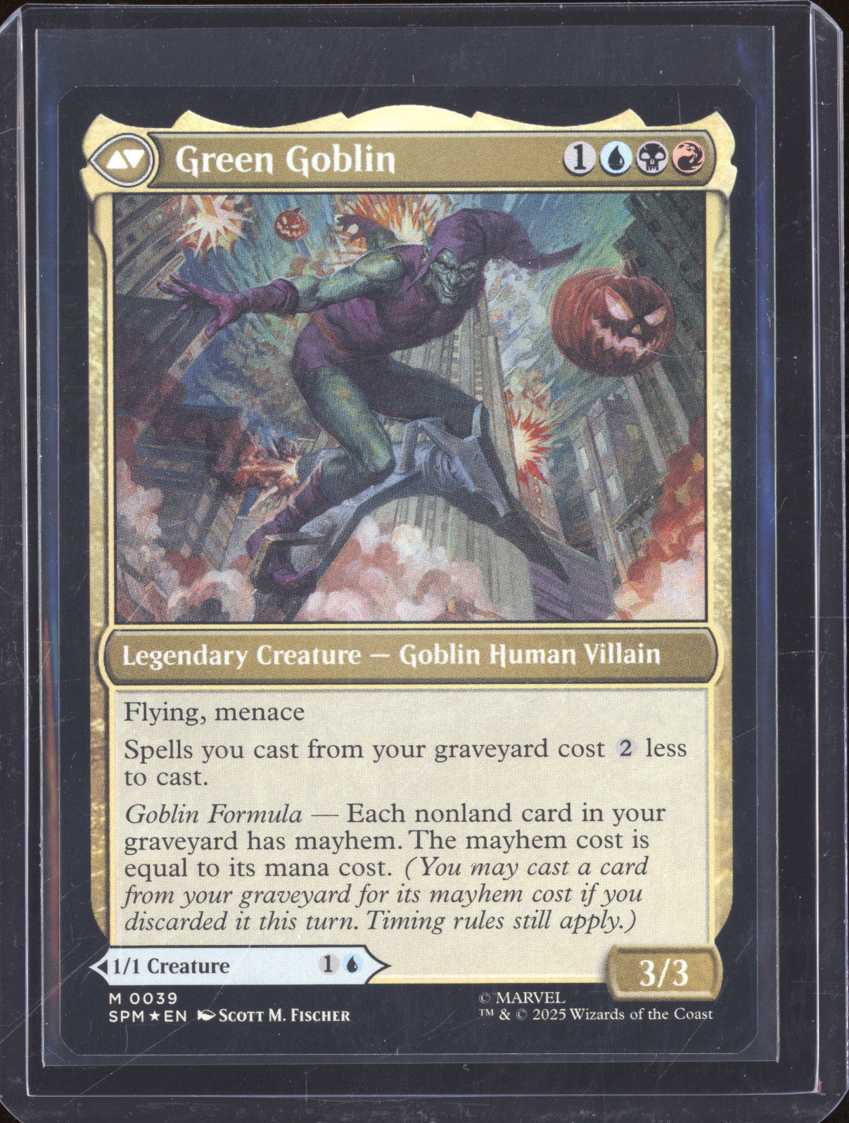 2025 MTG Marvel Spider-Man 0039 Norman Osborn / Green Goblin Foil