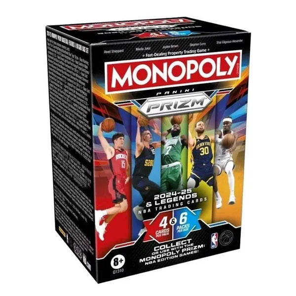 2024-25 Panini Prizm Monopoly Basketball 6 Pack Blaster Box