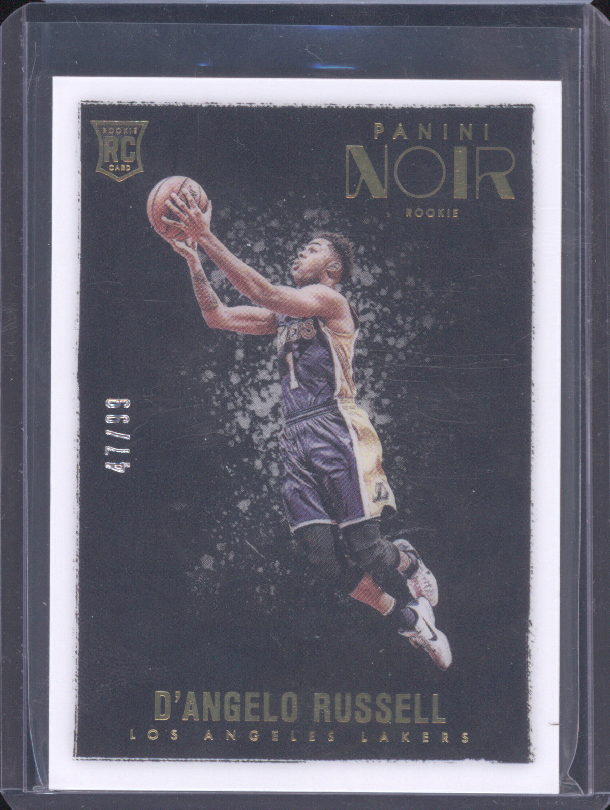 D'Angelo Russell 2015-16 Panini Noir 172 RC /99