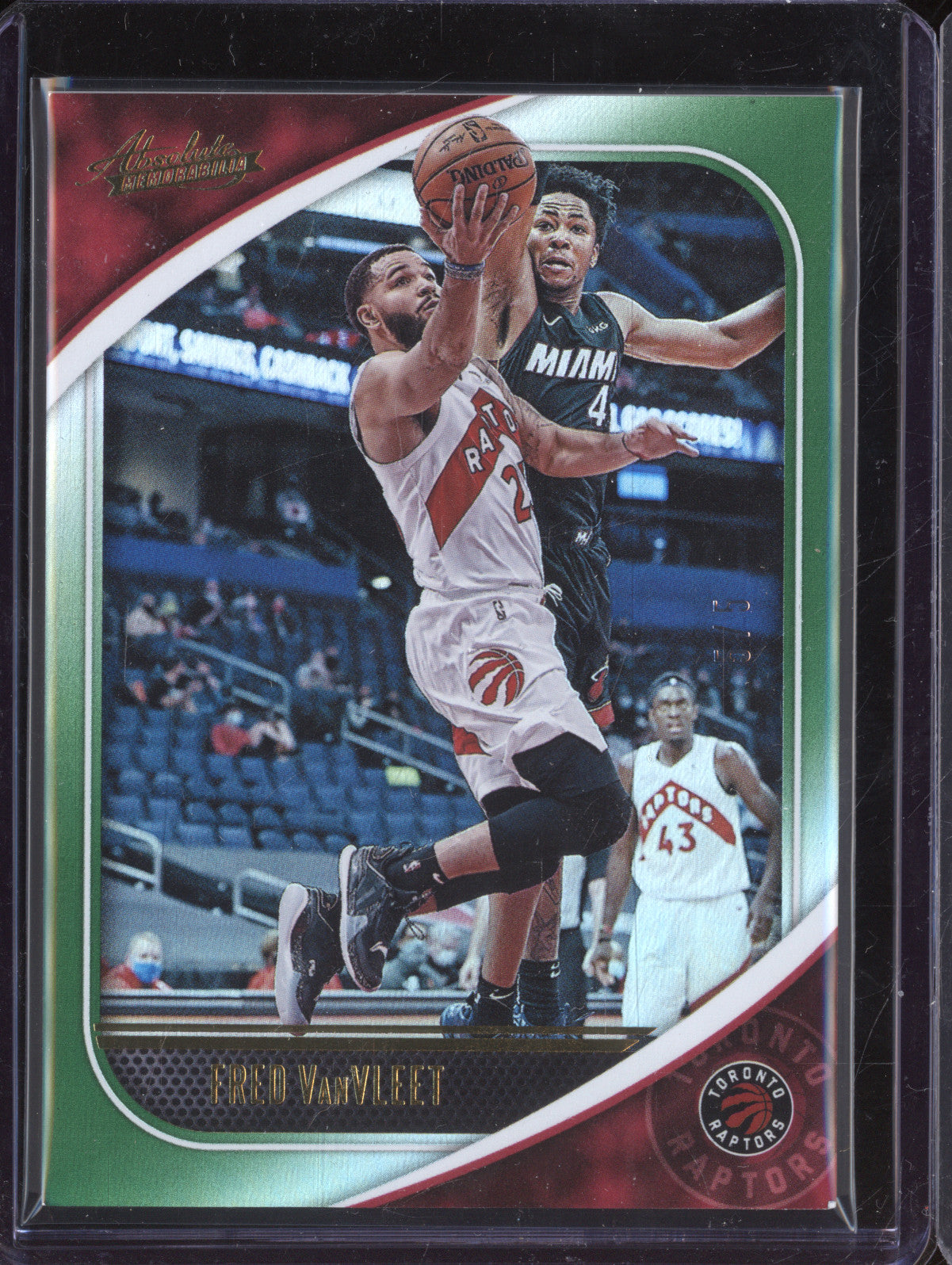 Fred VanVleet 2020-21 Panini Absolute Memorabilia 92 Green 5/5