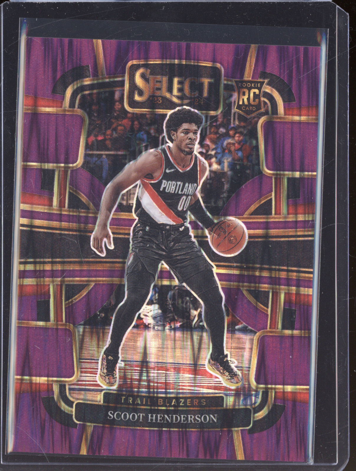 Scoot Henderson 2023-24 Panini Select 77 Purple Flash RC 88/175