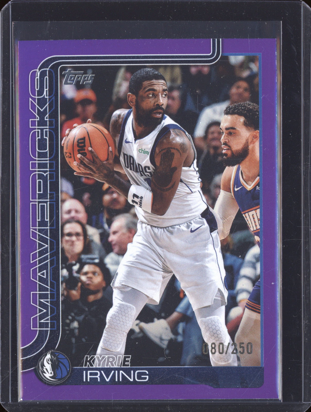 2025 Topps Basketball 168 Kyrie Irving Purple 080/250